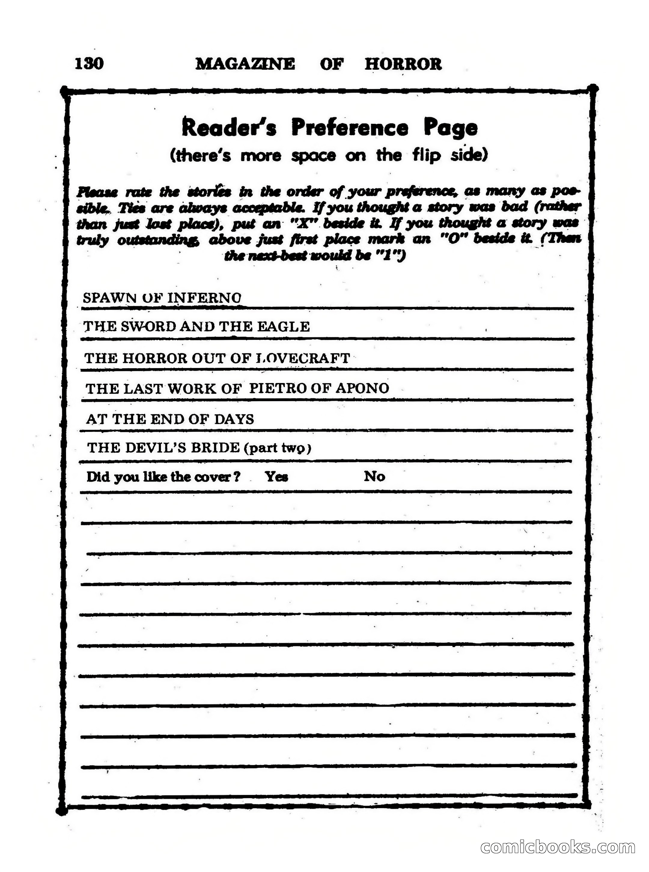 Magazine of Horror No. 27 — page 130 of 132