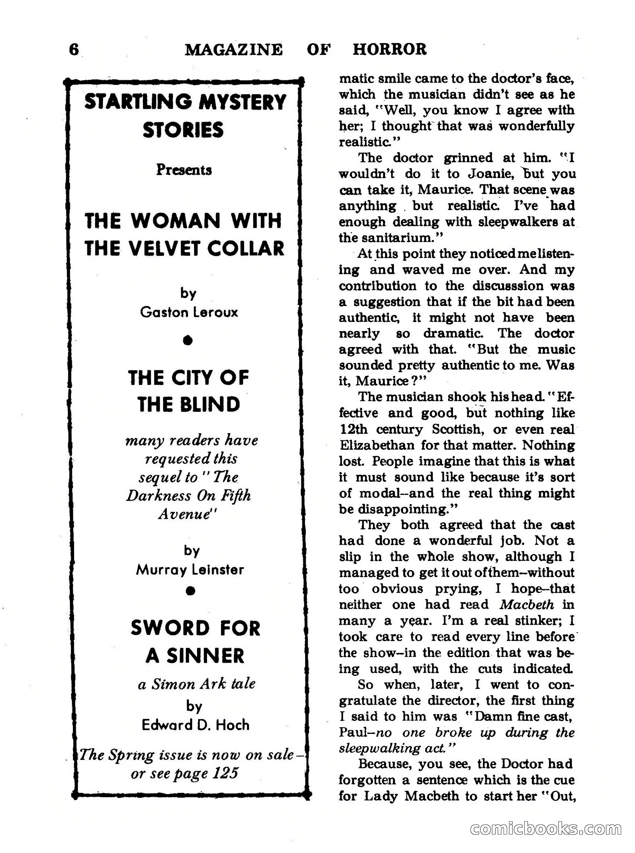 Magazine of Horror #28 — page 6 of 132