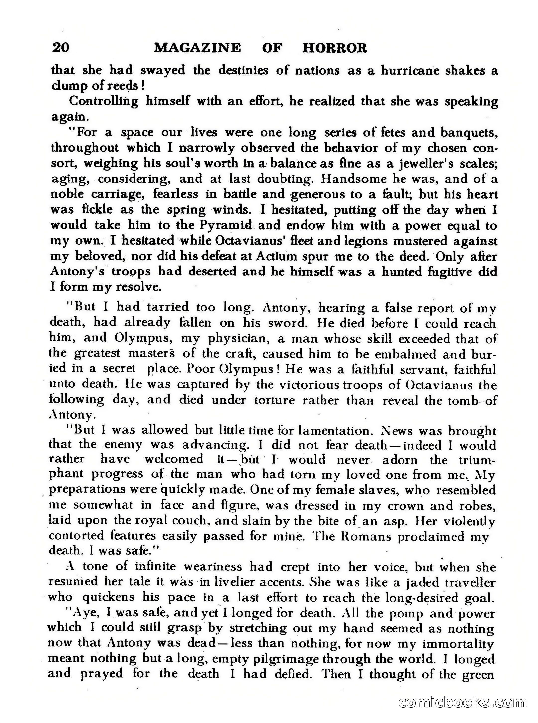 Magazine of Horror #28 — page 20 of 132