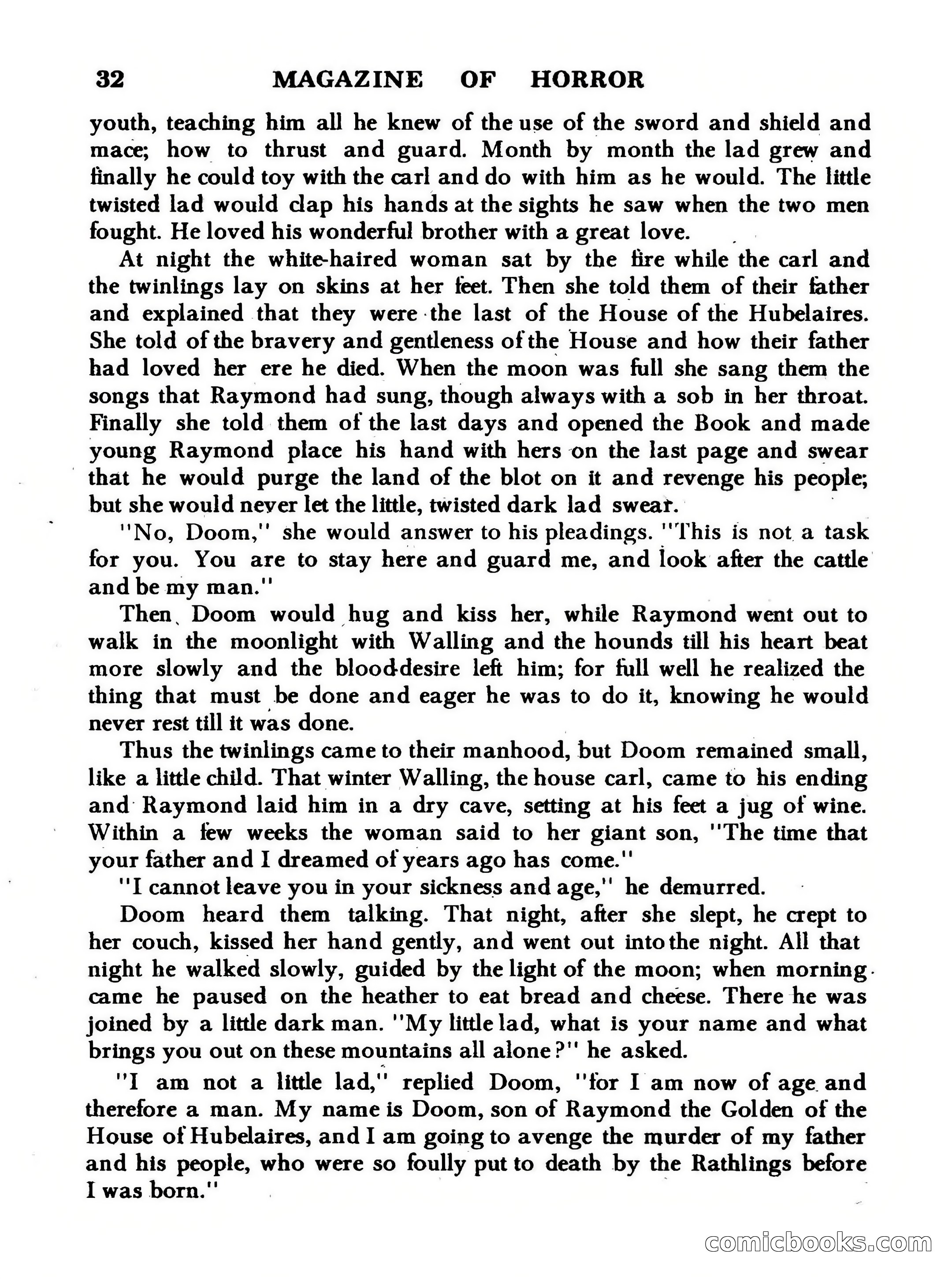 Magazine of Horror #28 — page 32 of 132