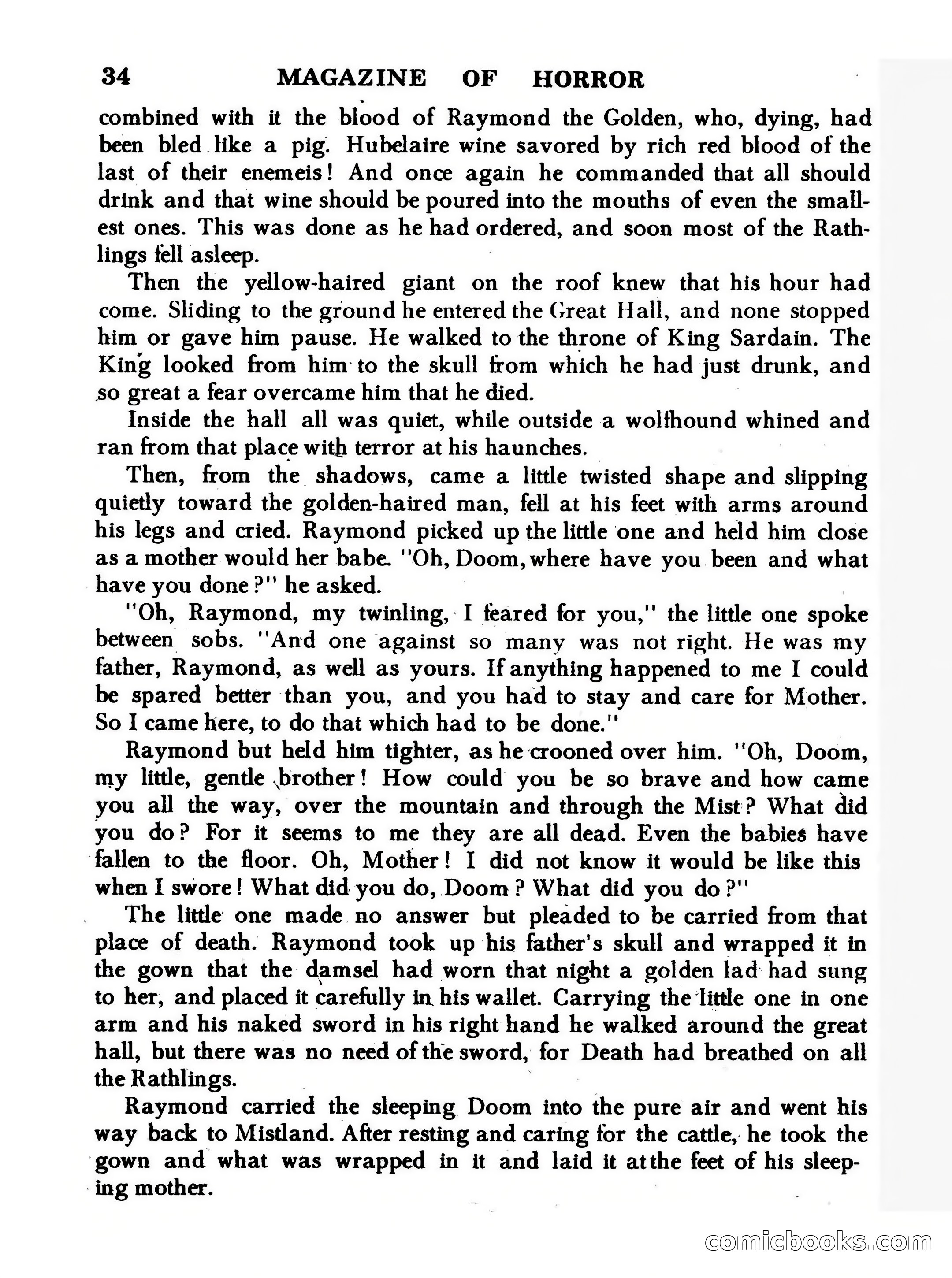 Magazine of Horror #28 — page 34 of 132