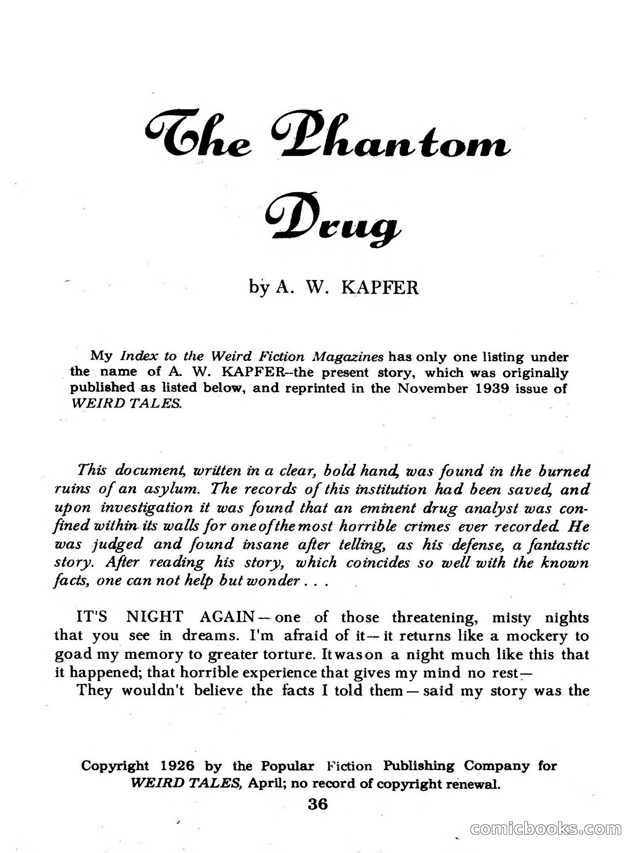 Magazine of Horror #28 — page 36 of 132