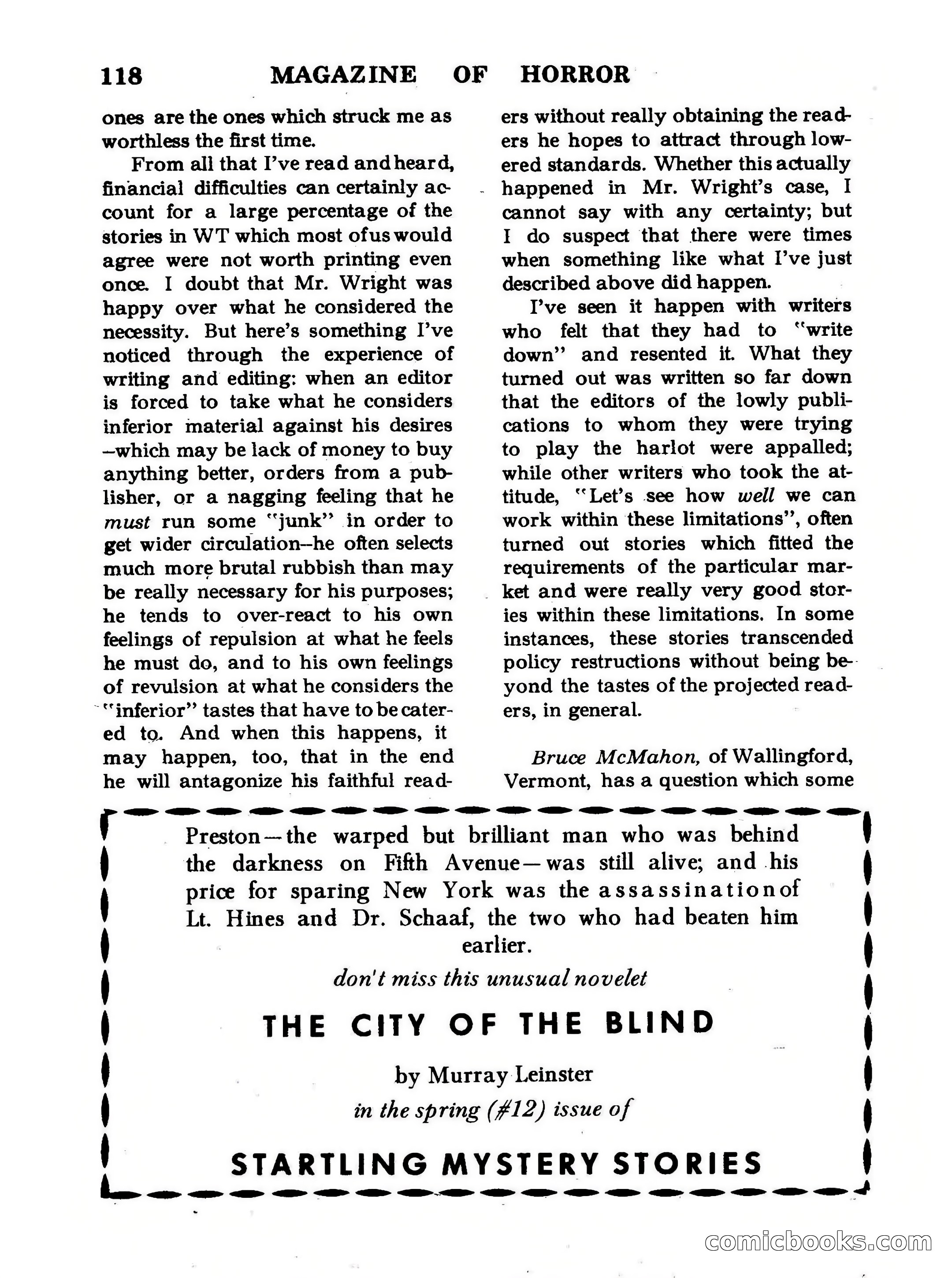 Magazine of Horror #28 — page 118 of 132