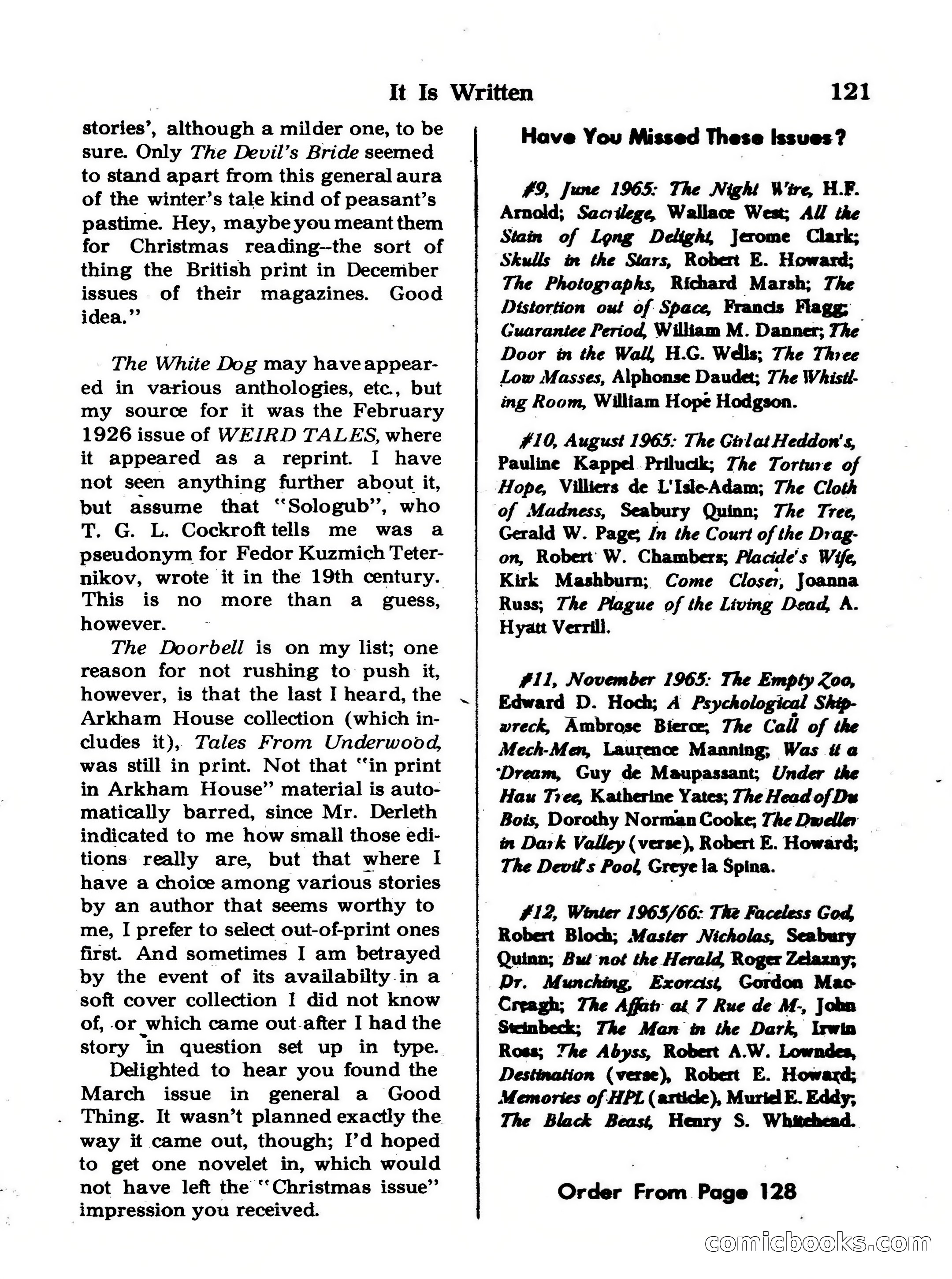 Magazine of Horror #28 — page 121 of 132