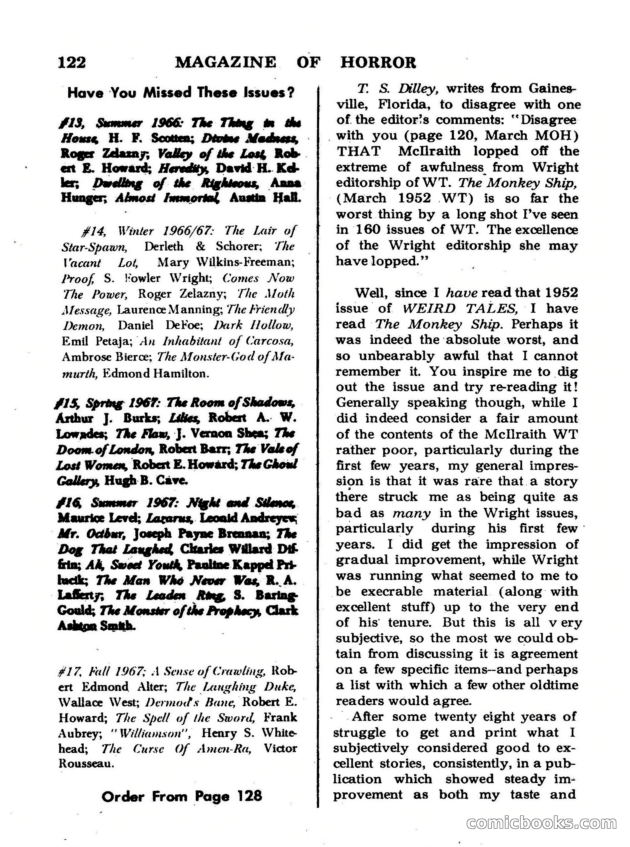 Magazine of Horror #28 — page 122 of 132