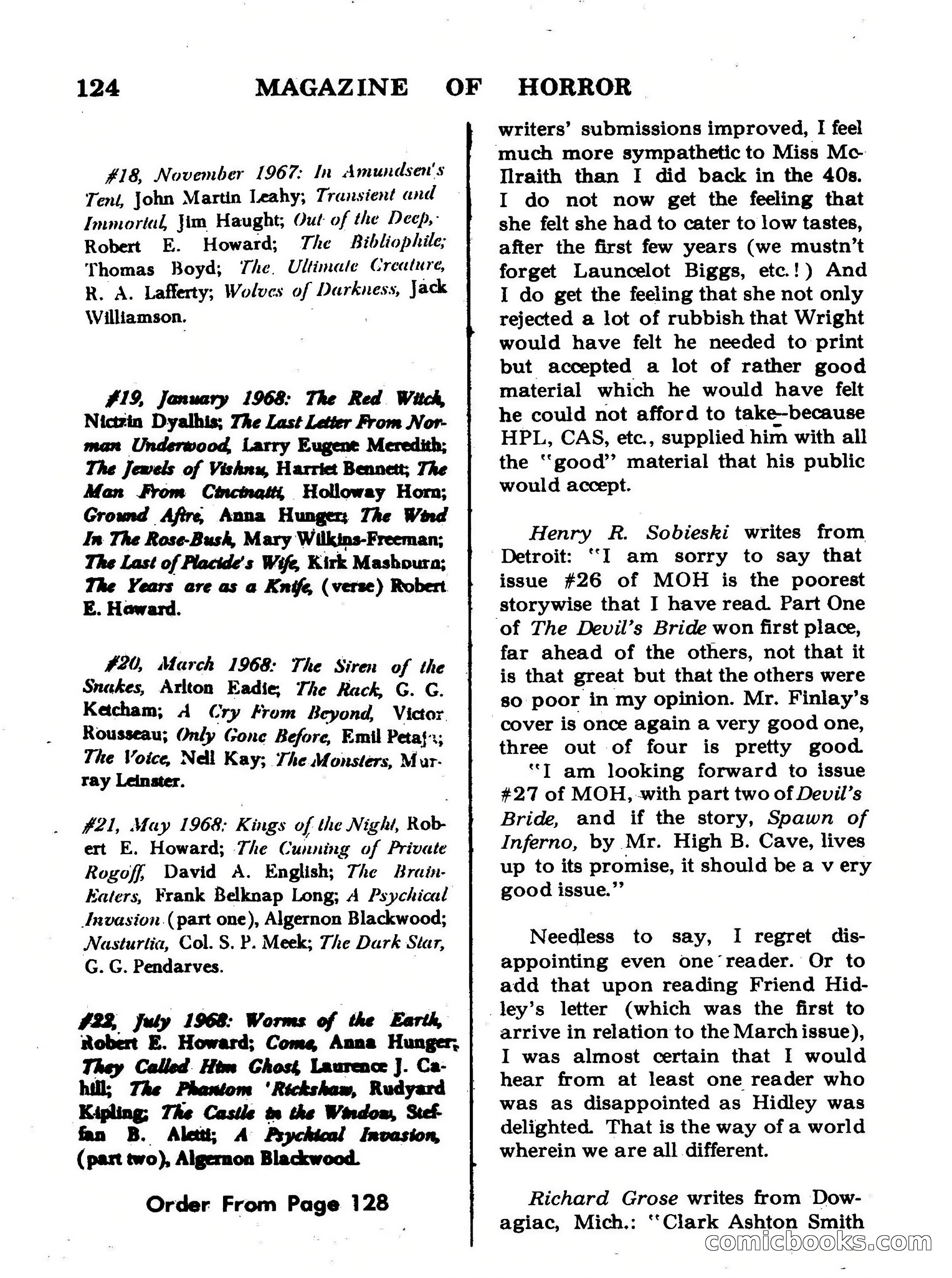 Magazine of Horror #28 — page 124 of 132