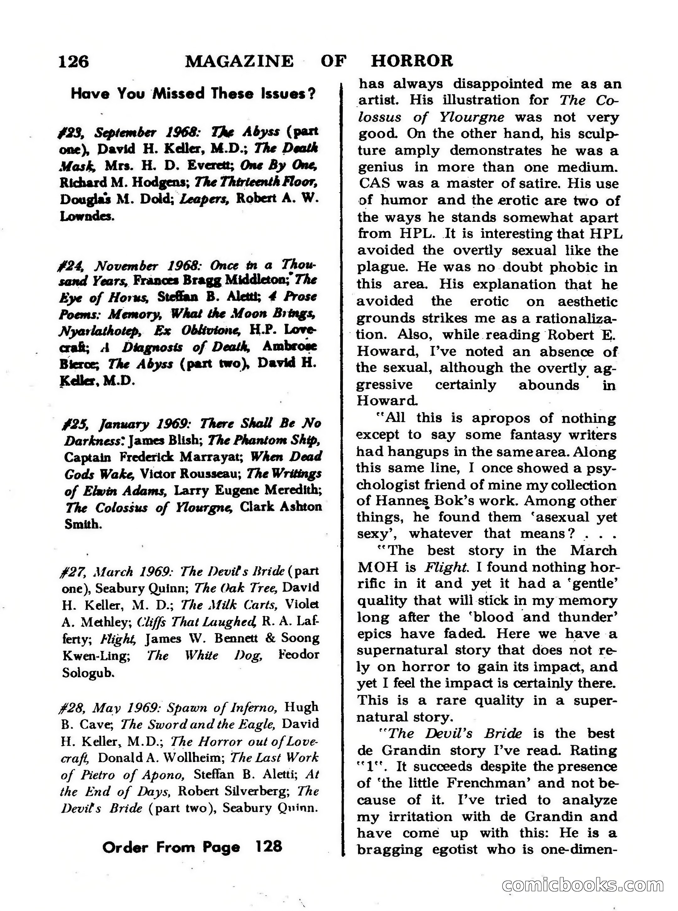 Magazine of Horror #28 — page 126 of 132