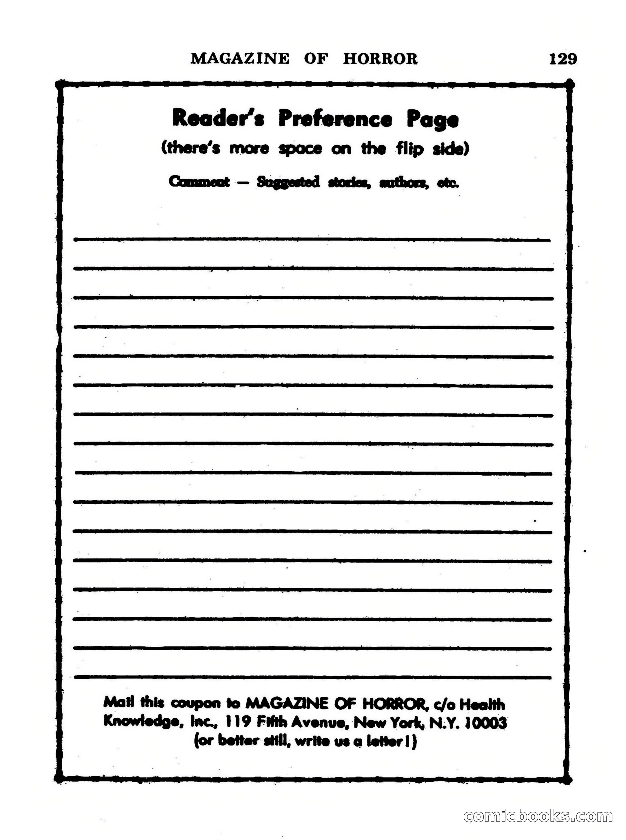 Magazine of Horror #28 — page 129 of 132