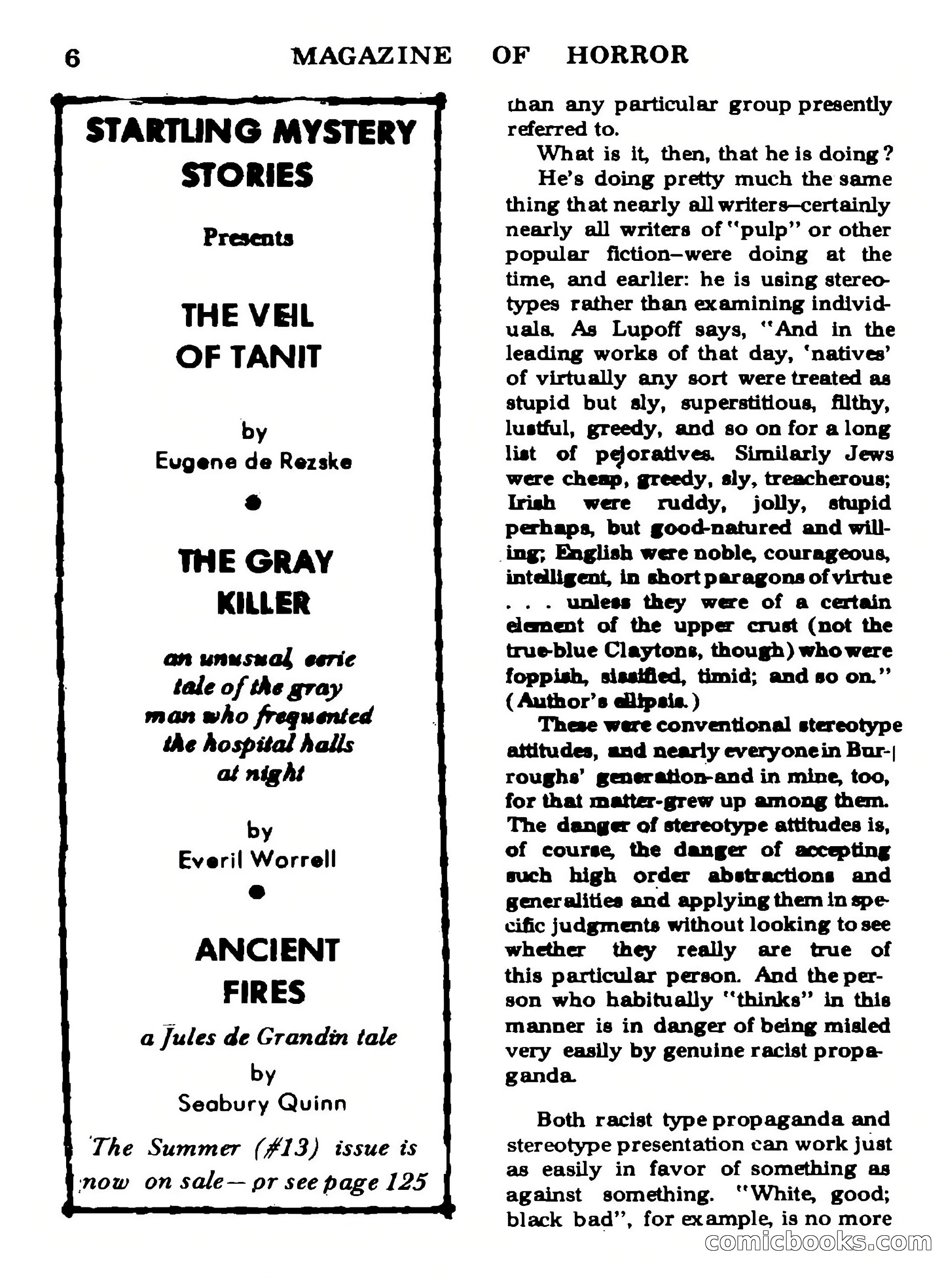 Magazine of Horror #29 — page 6 of 132