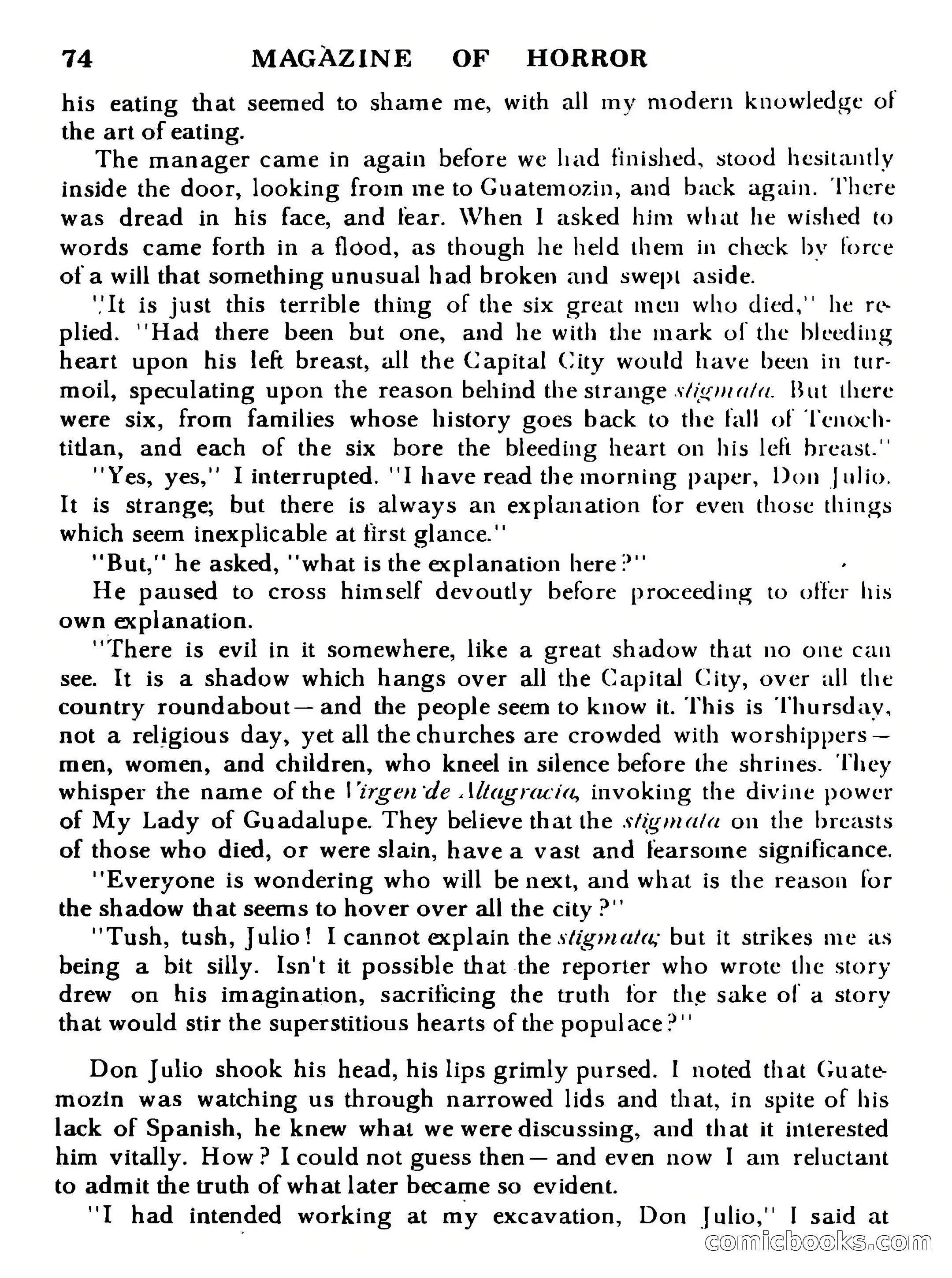 Magazine of Horror #29 — page 74 of 132