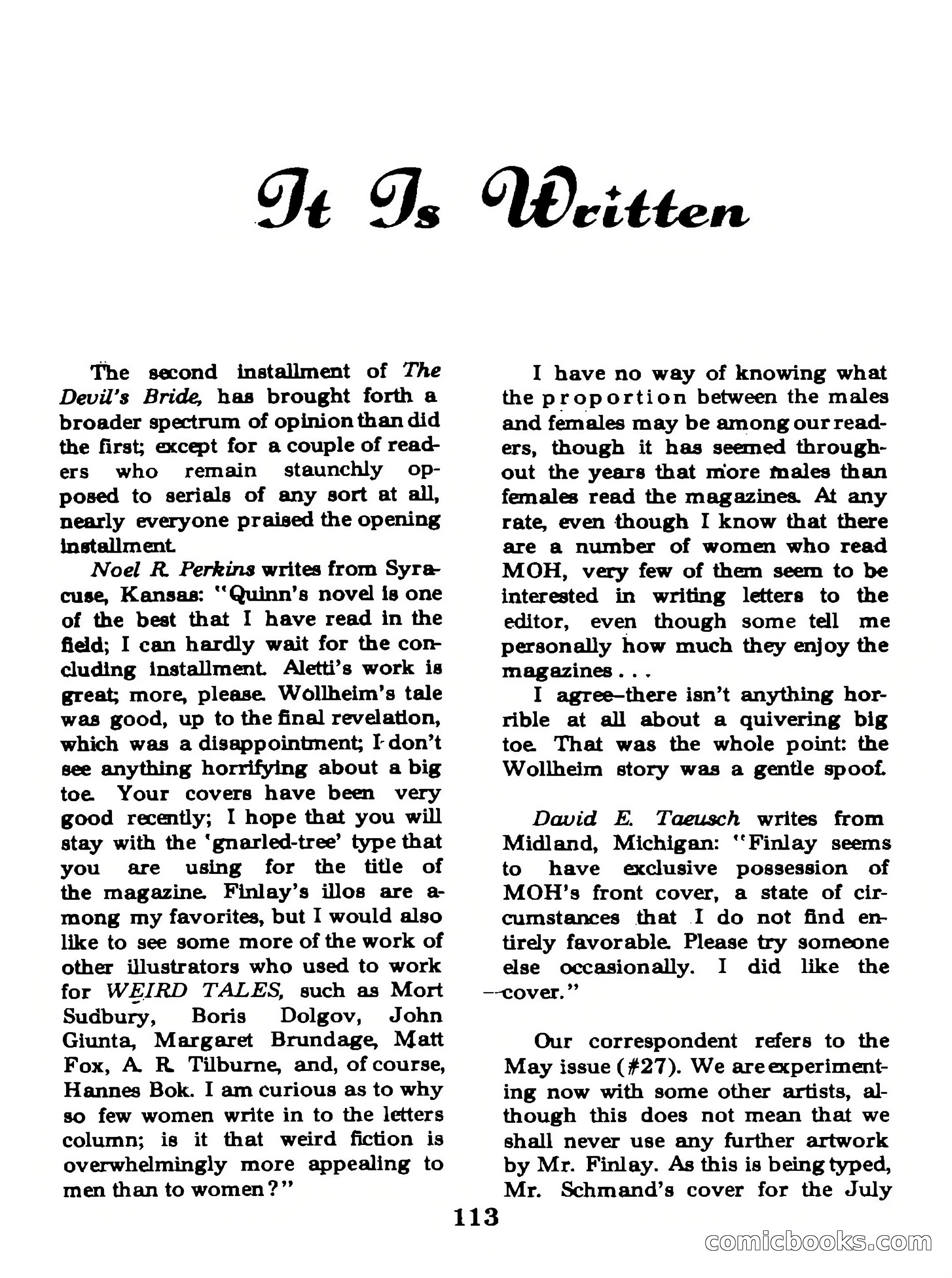 Magazine of Horror #29 — page 113 of 132