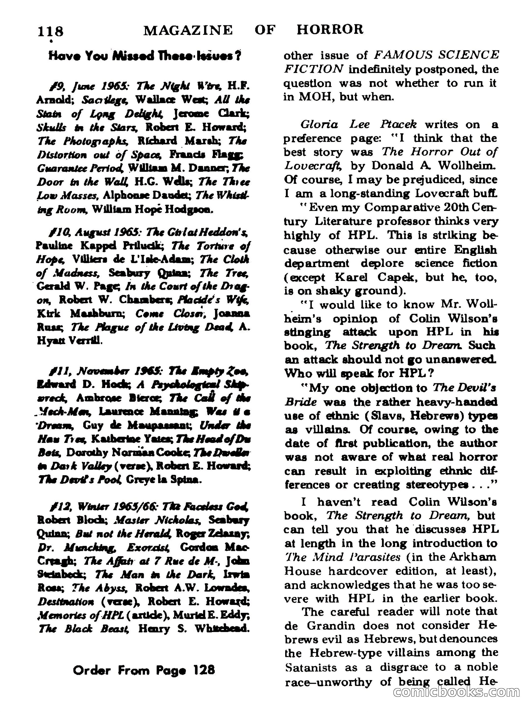 Magazine of Horror #29 — page 118 of 132