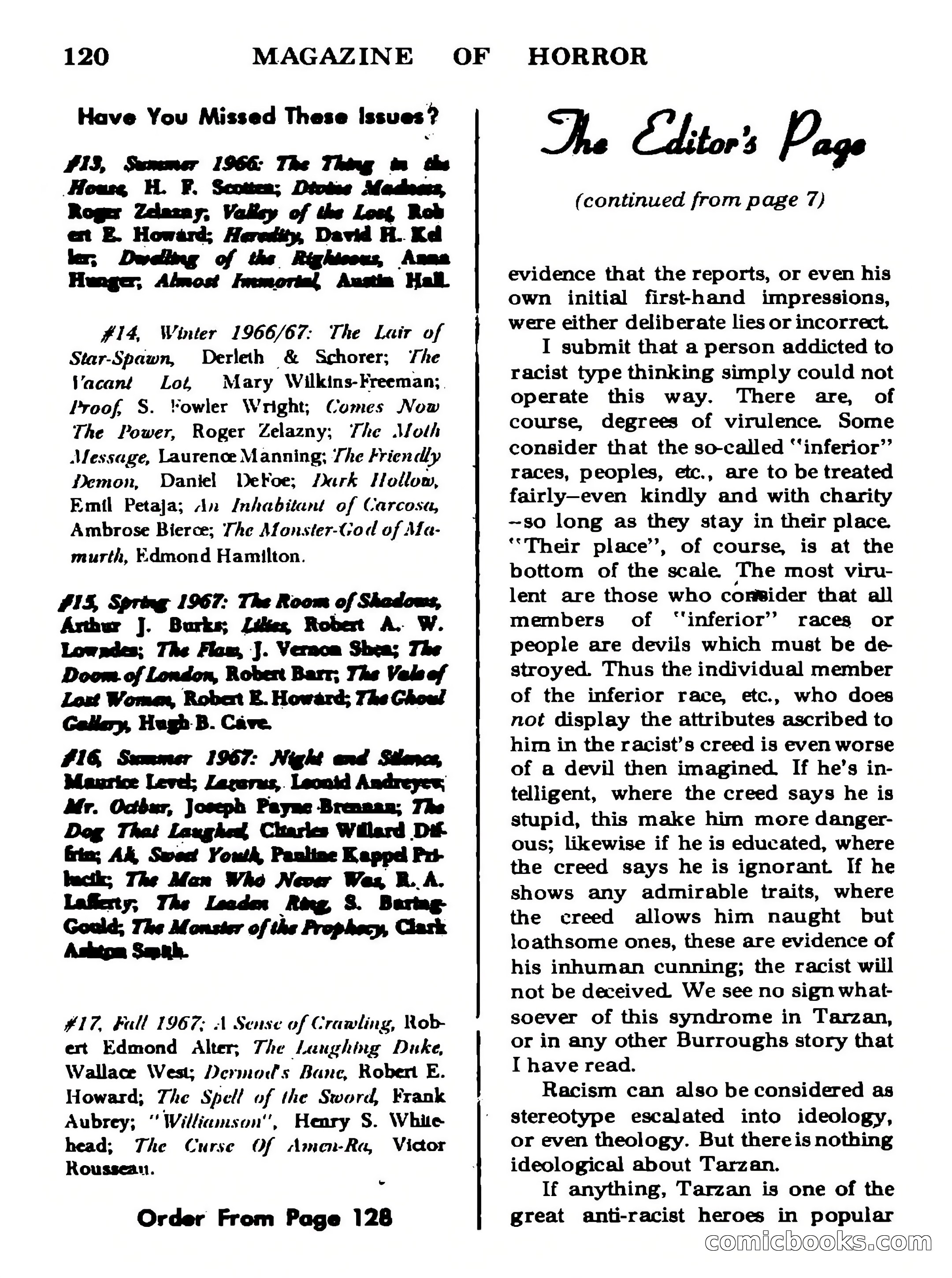 Magazine of Horror #29 — page 120 of 132