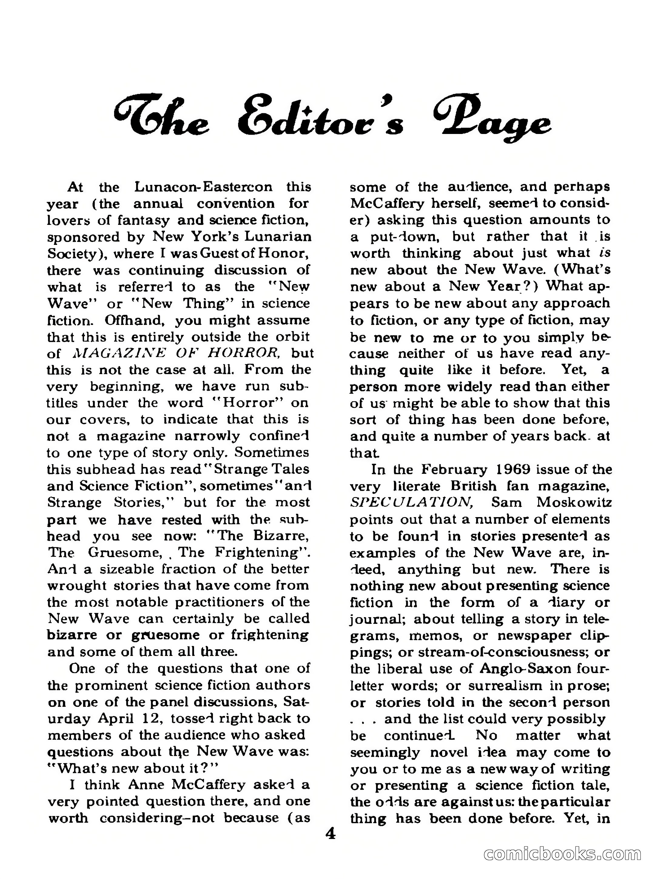 Magazine of Horror No. 30 — page 4 of 132