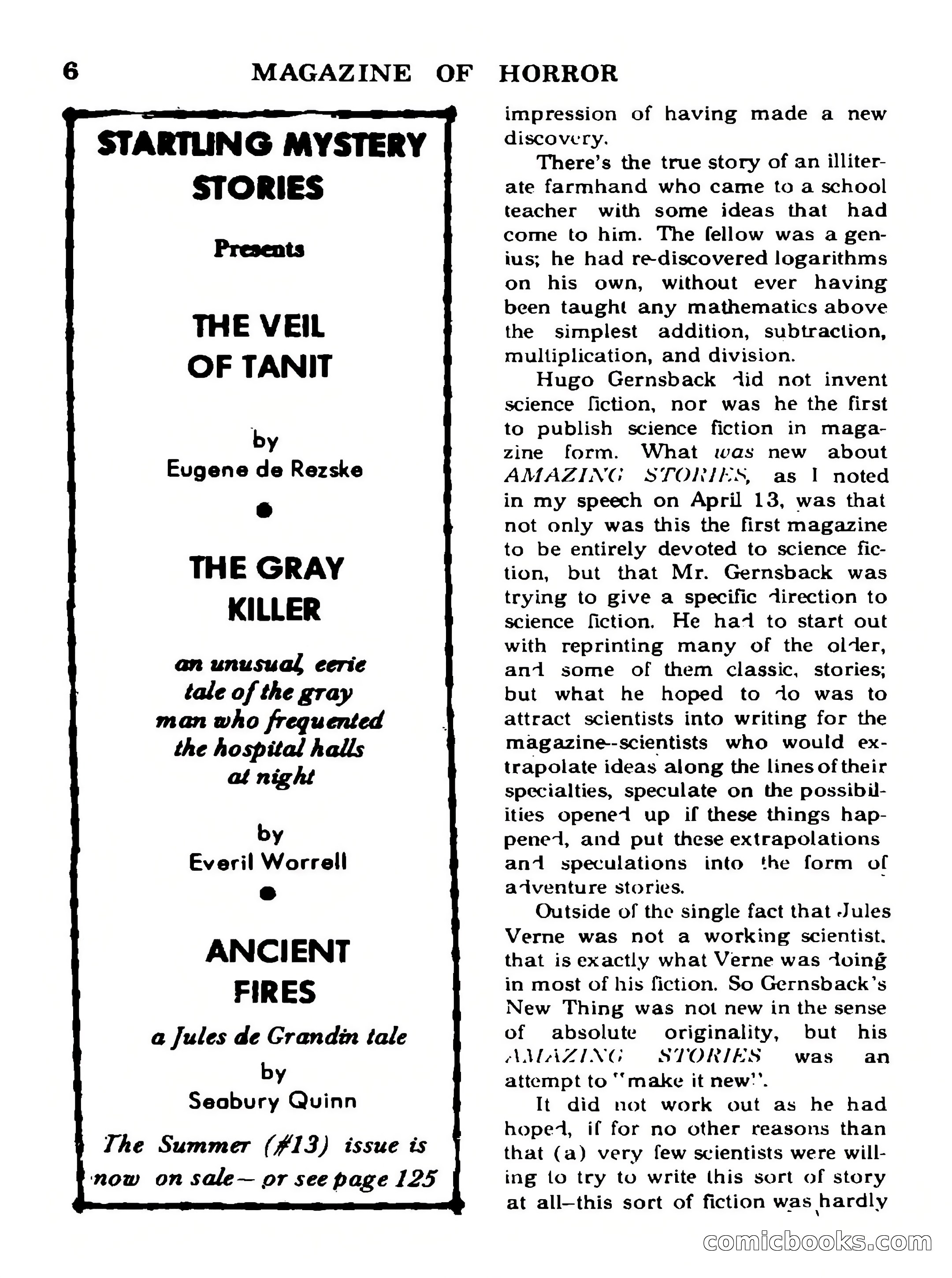 Magazine of Horror No. 30 — page 6 of 132
