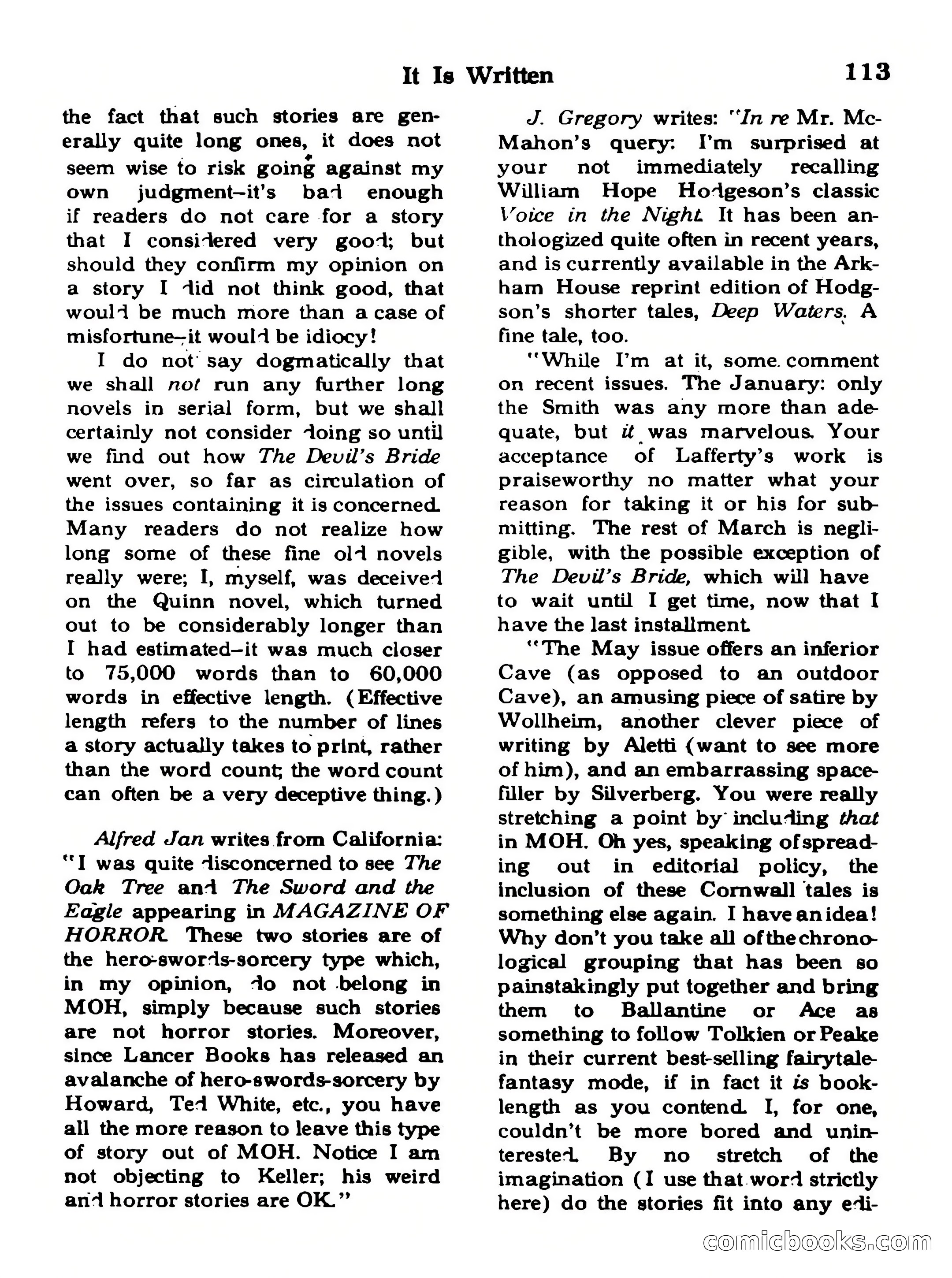 Magazine of Horror No. 30 — page 113 of 132