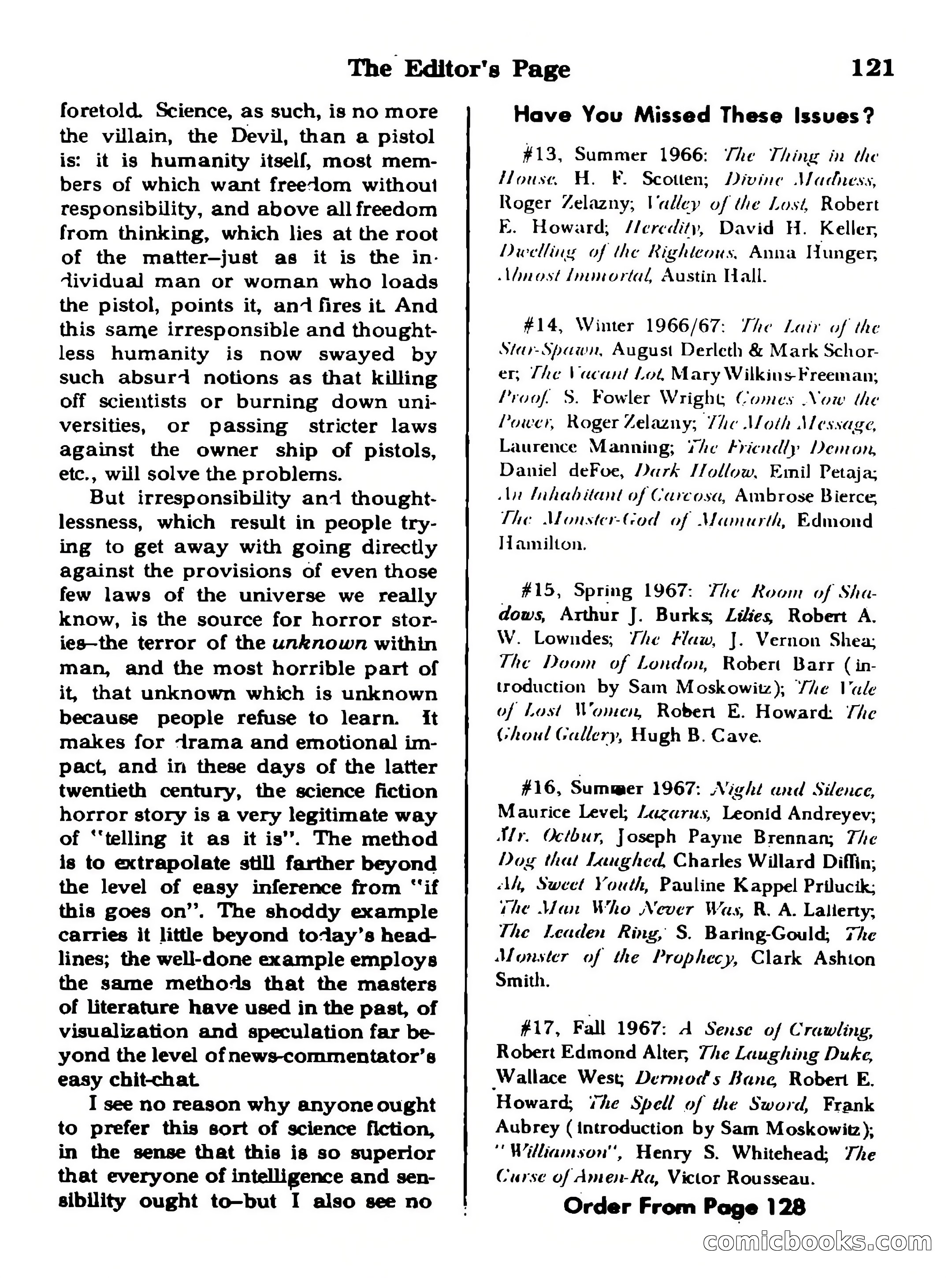 Magazine of Horror No. 30 — page 121 of 132