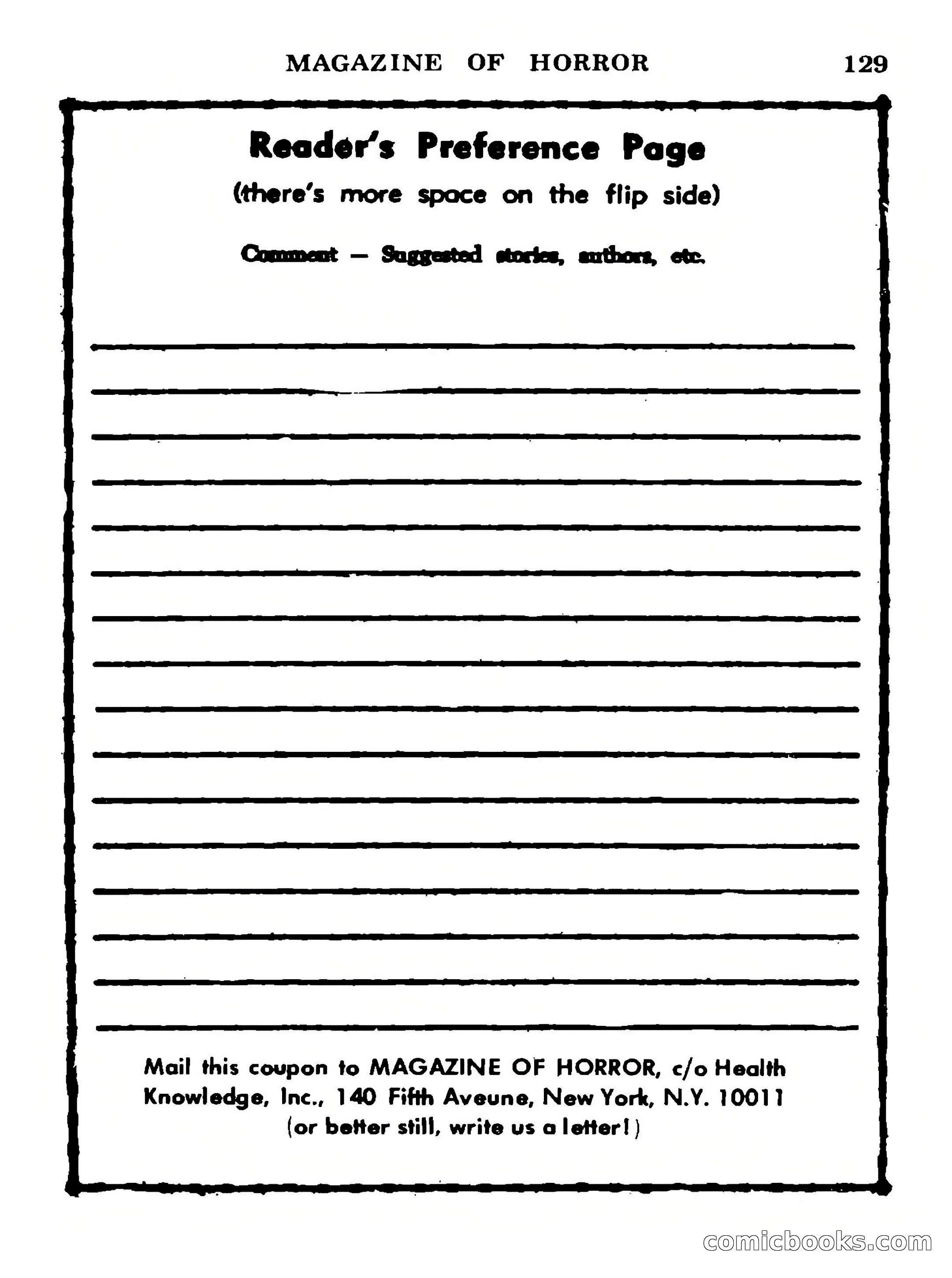 Magazine of Horror No. 30 — page 129 of 132