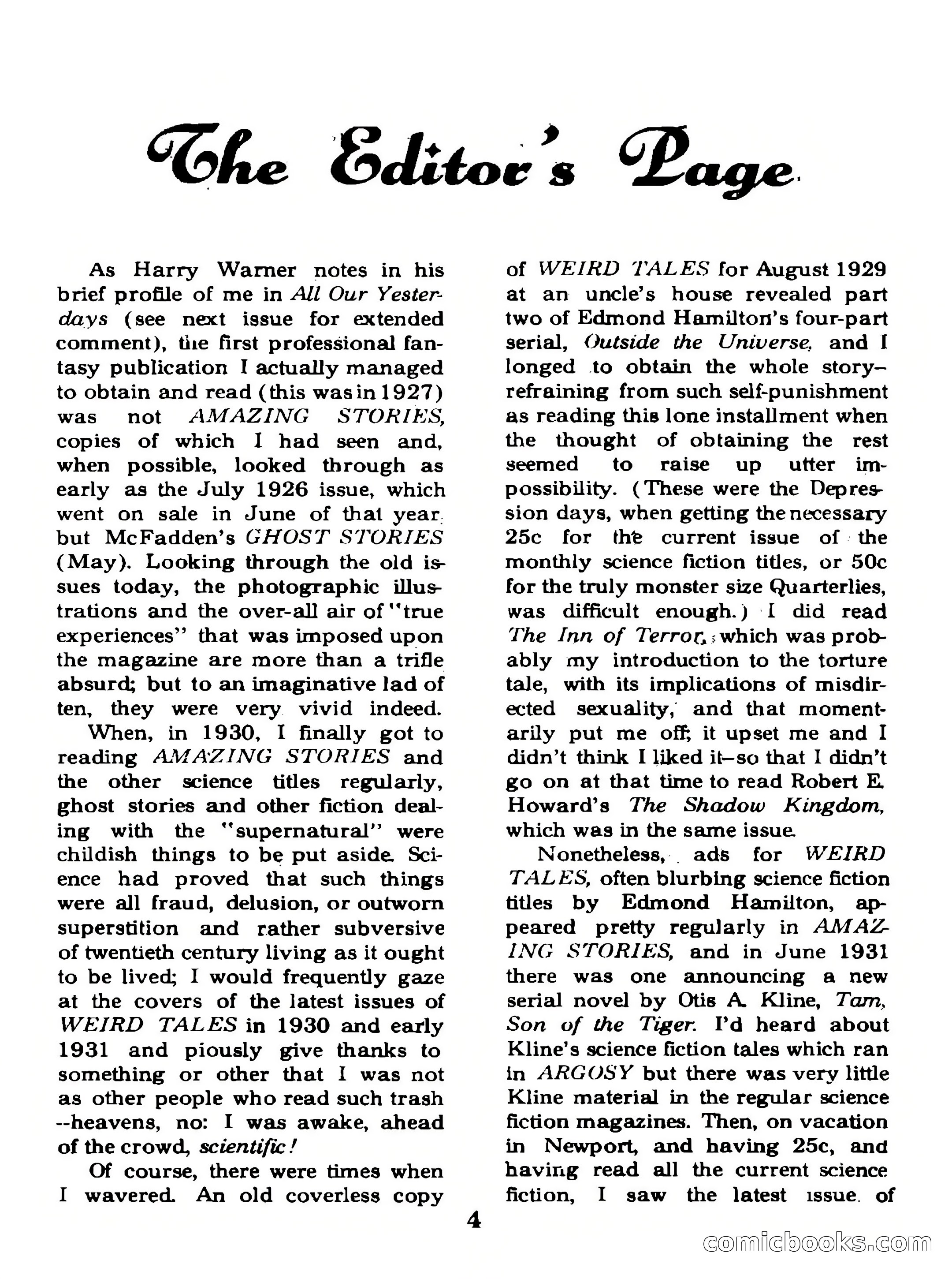 Magazine of Horror No. 31 — page 4 of 132