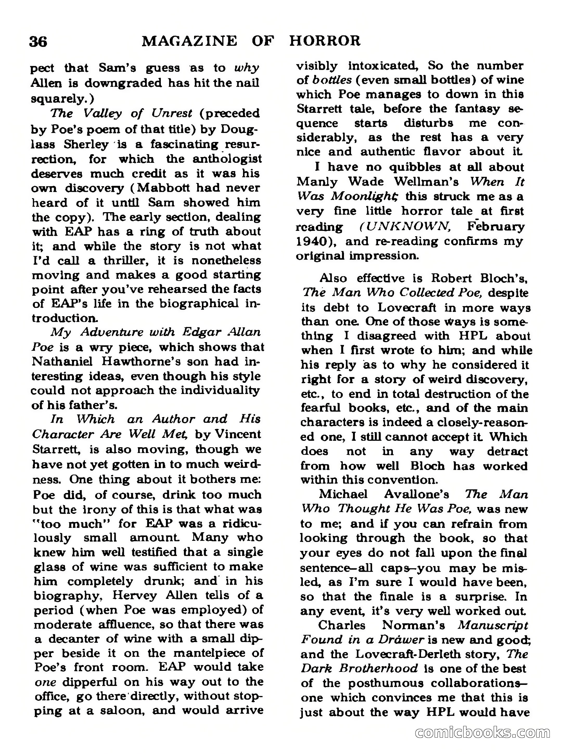 Magazine of Horror No. 31 — page 36 of 132