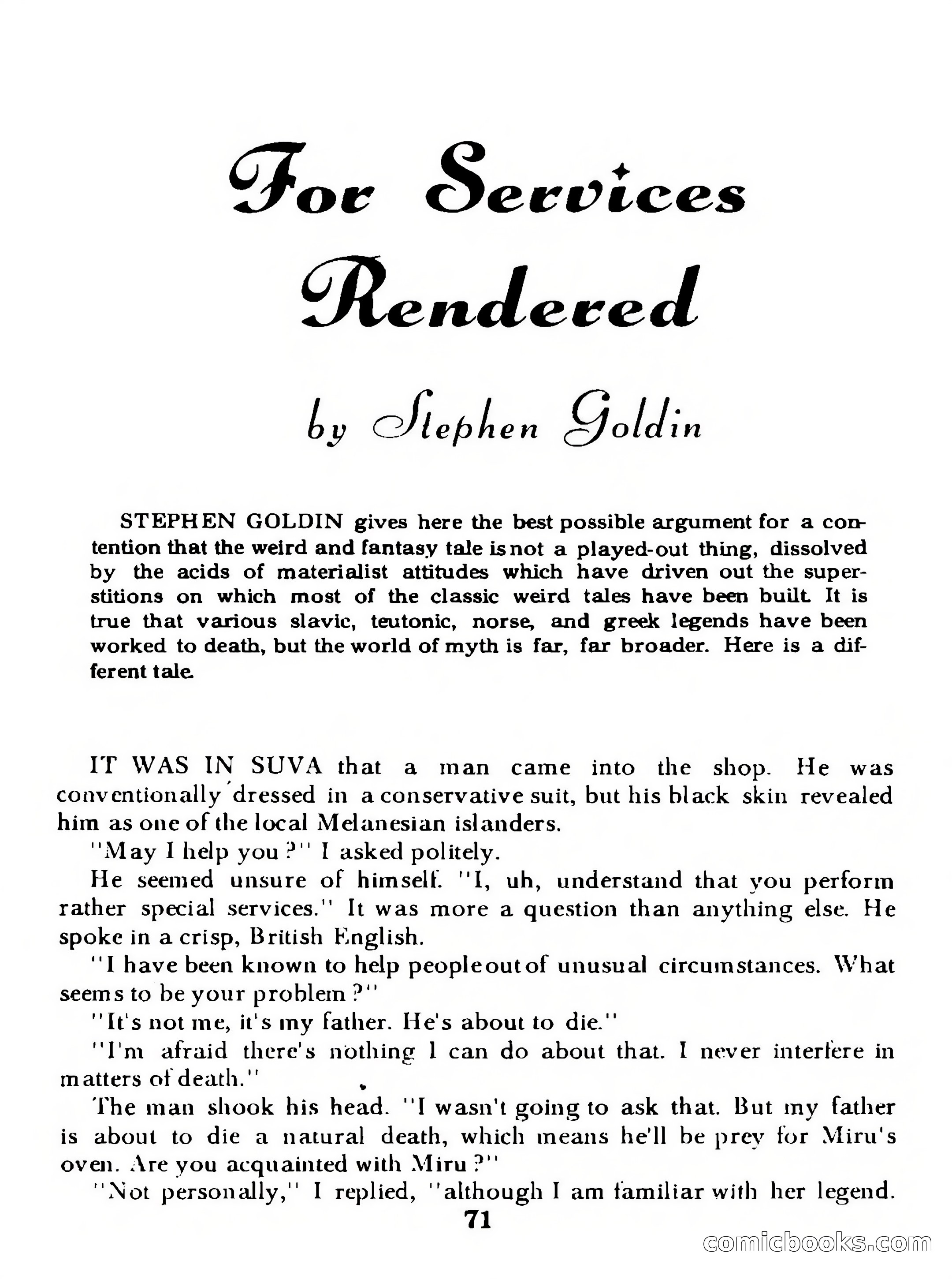 Magazine of Horror No. 31 — page 71 of 132