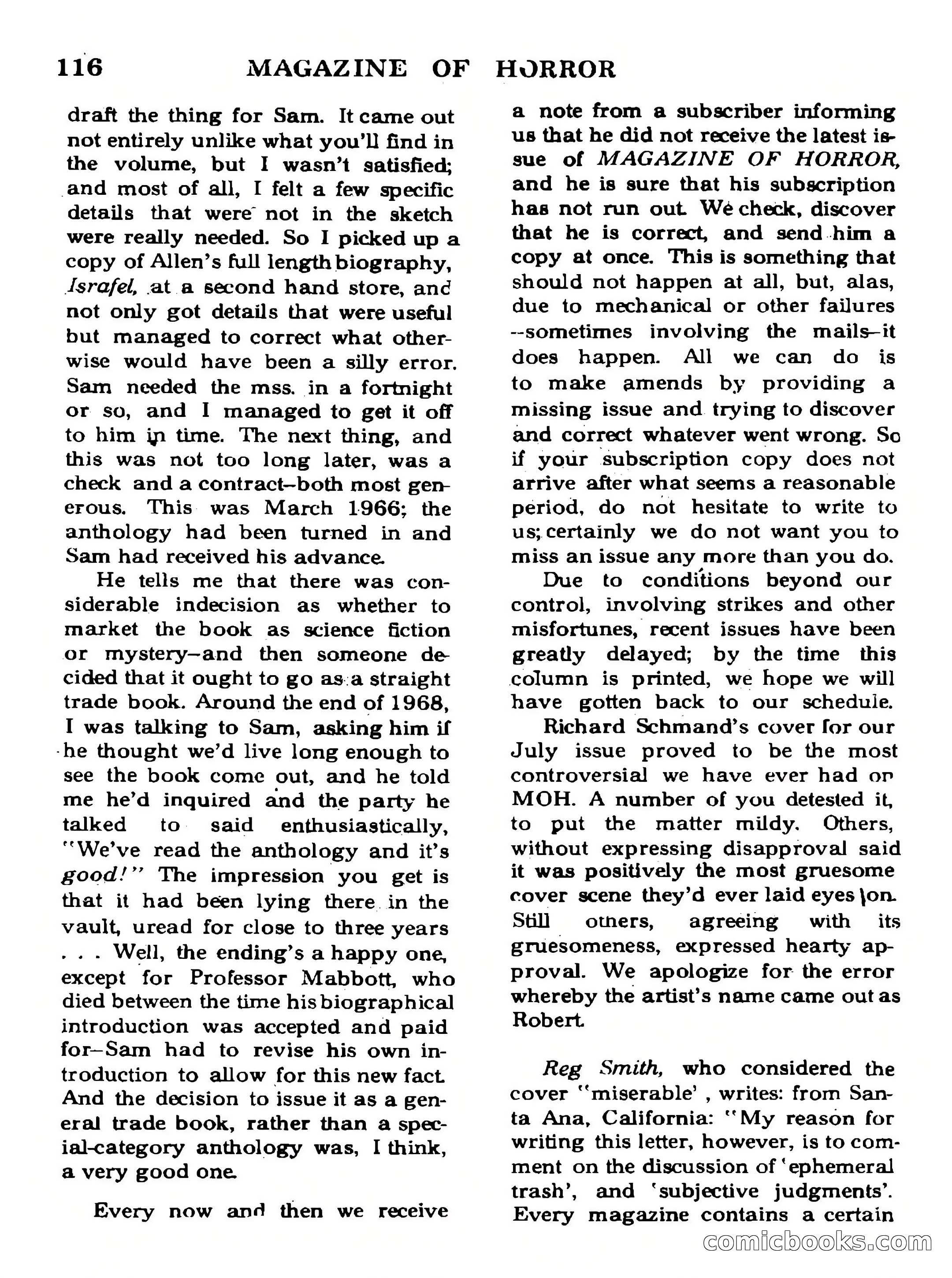Magazine of Horror No. 31 — page 116 of 132