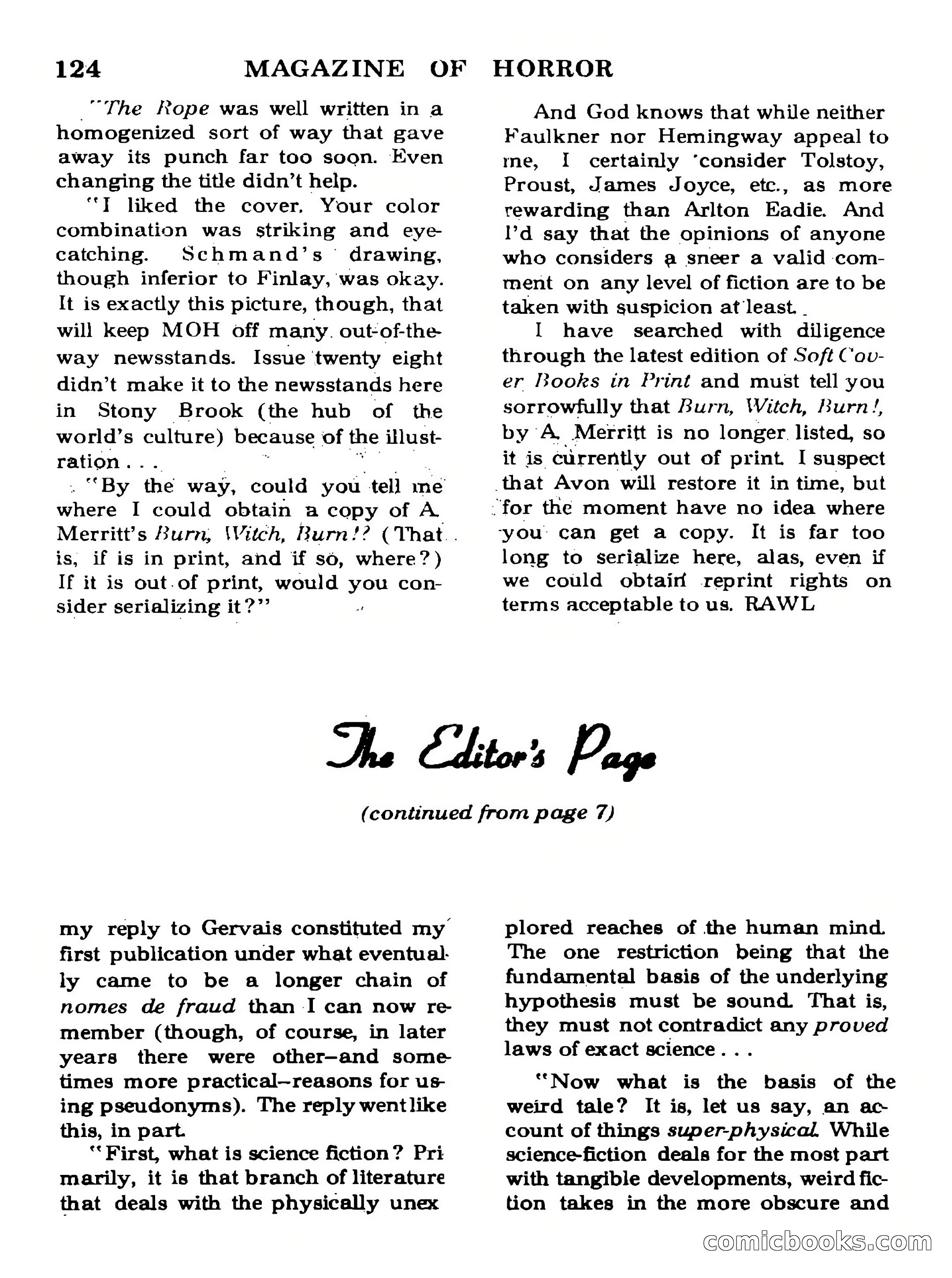 Magazine of Horror No. 31 — page 124 of 132