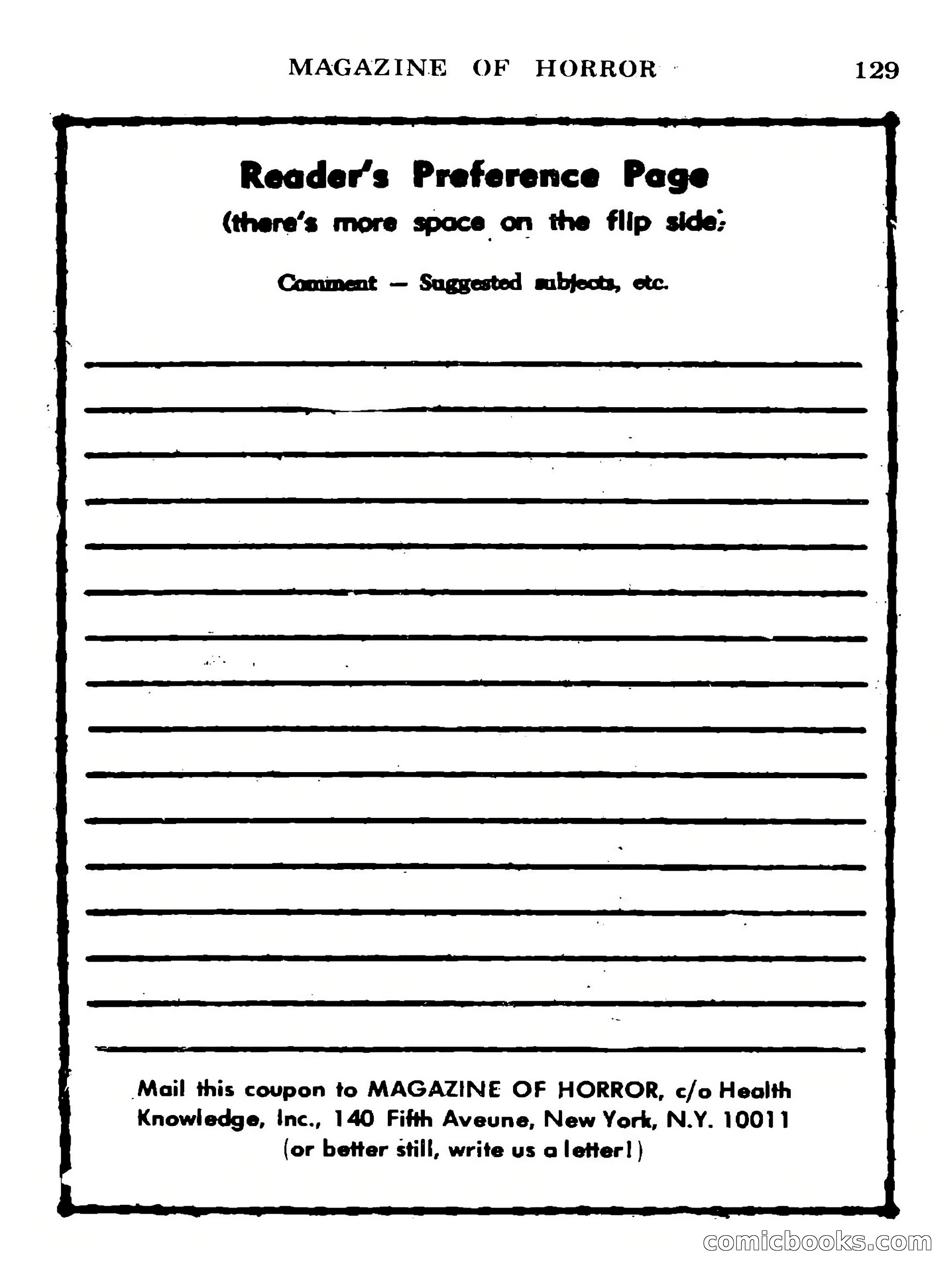 Magazine of Horror No. 31 — page 129 of 132