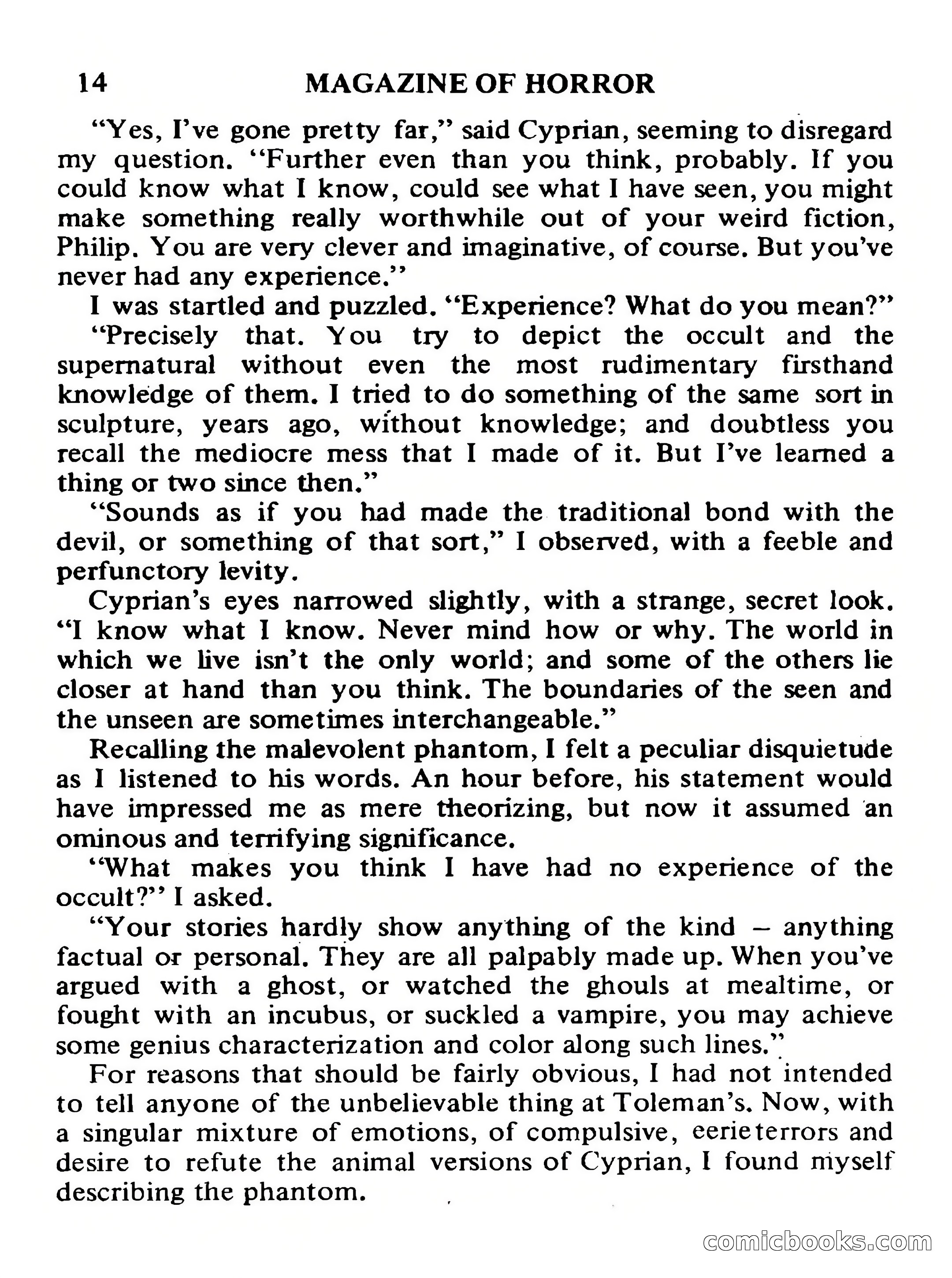 Magazine of Horror, No. 32 — page 14 of 132