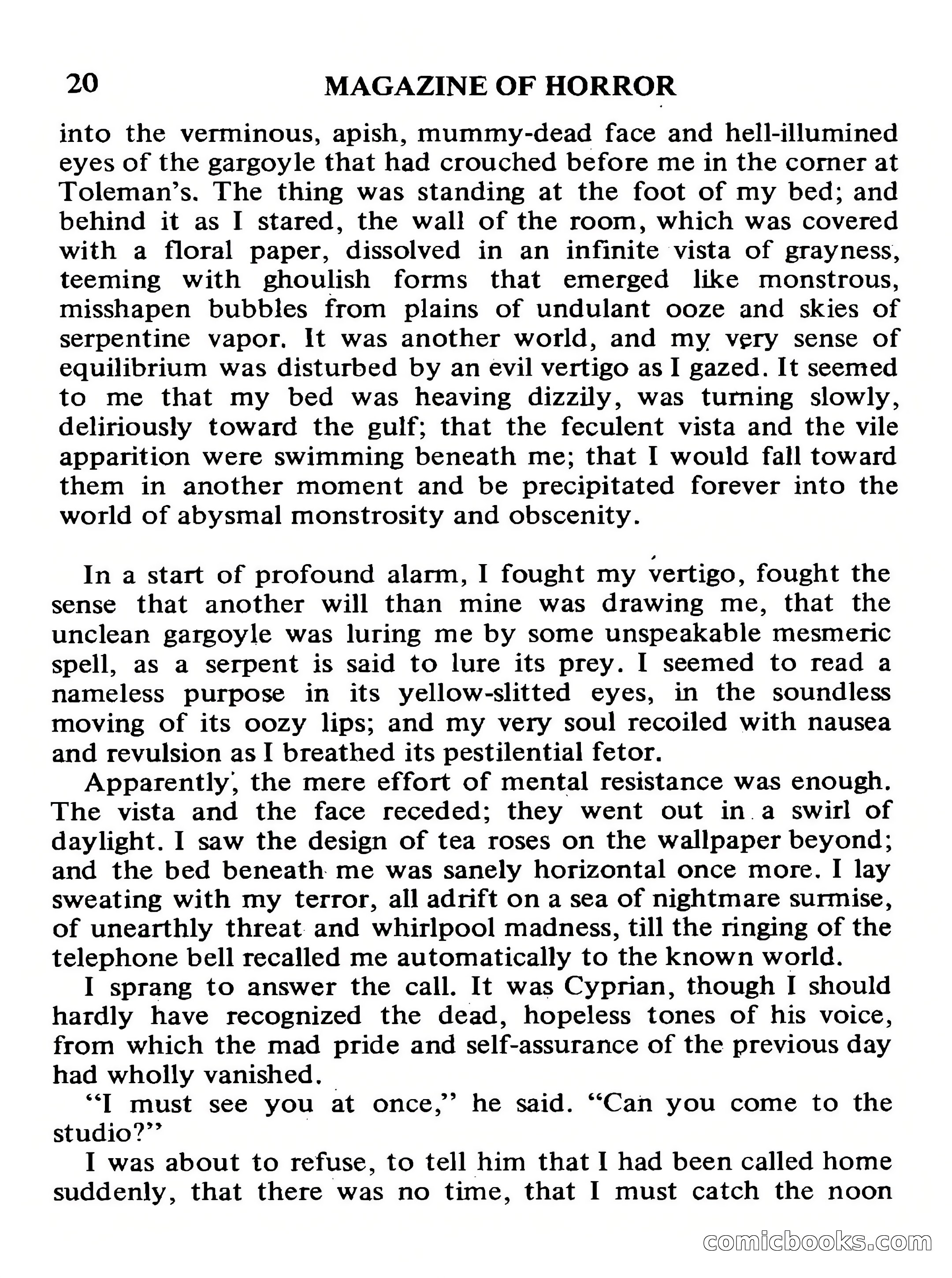 Magazine of Horror, No. 32 — page 20 of 132