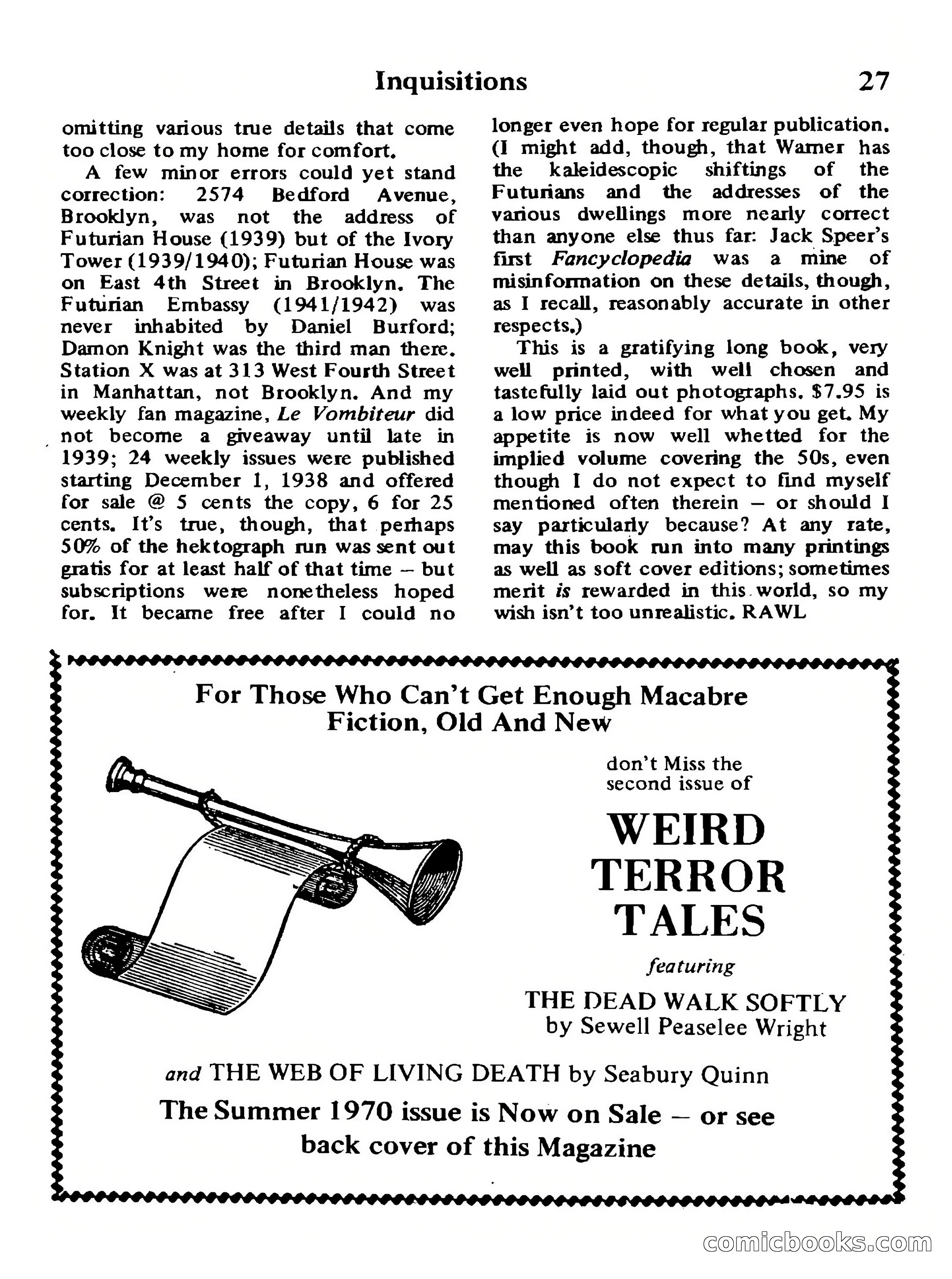 Magazine of Horror, No. 32 — page 27 of 132