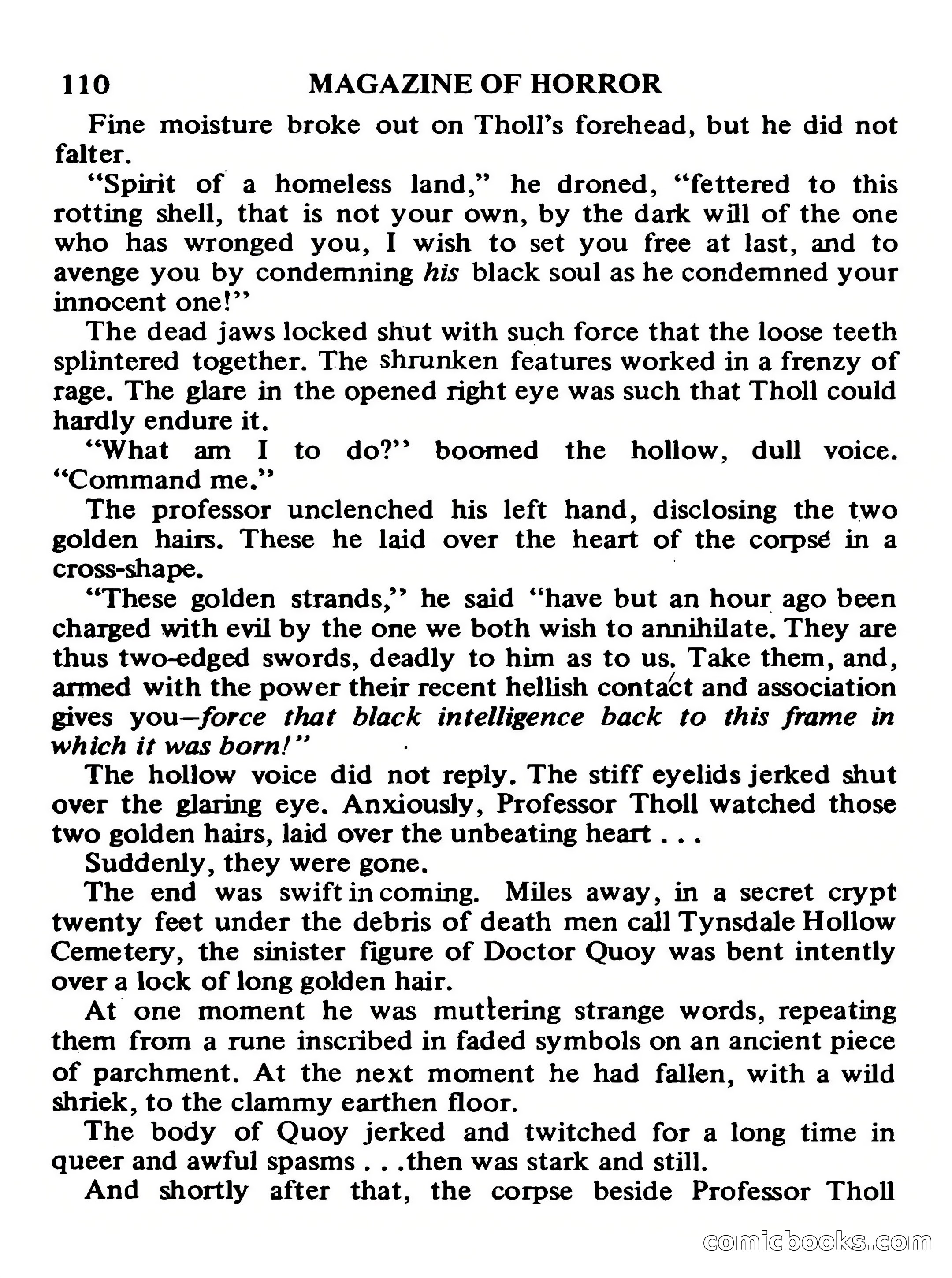 Magazine of Horror, No. 32 — page 110 of 132