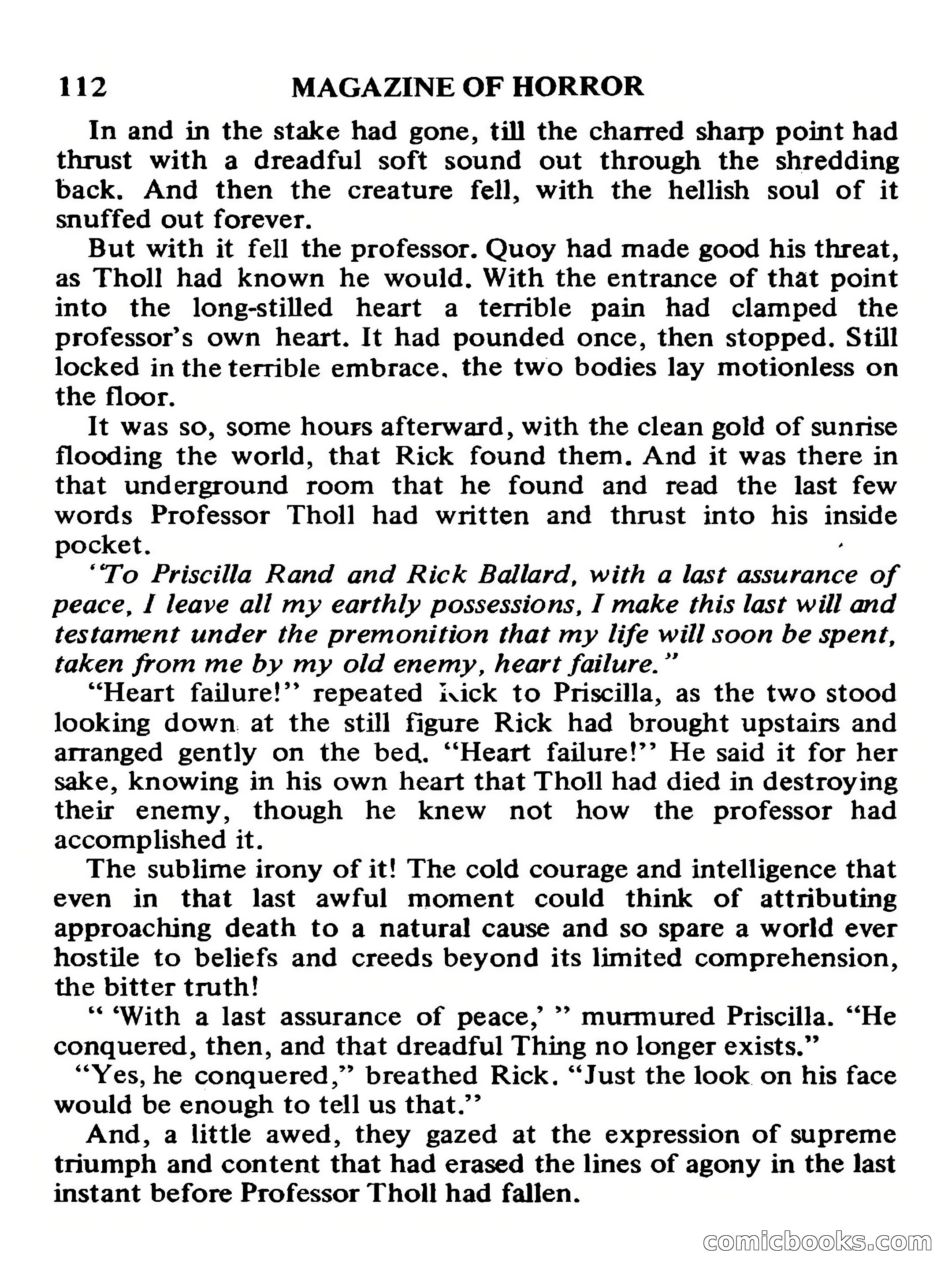 Magazine of Horror, No. 32 — page 112 of 132