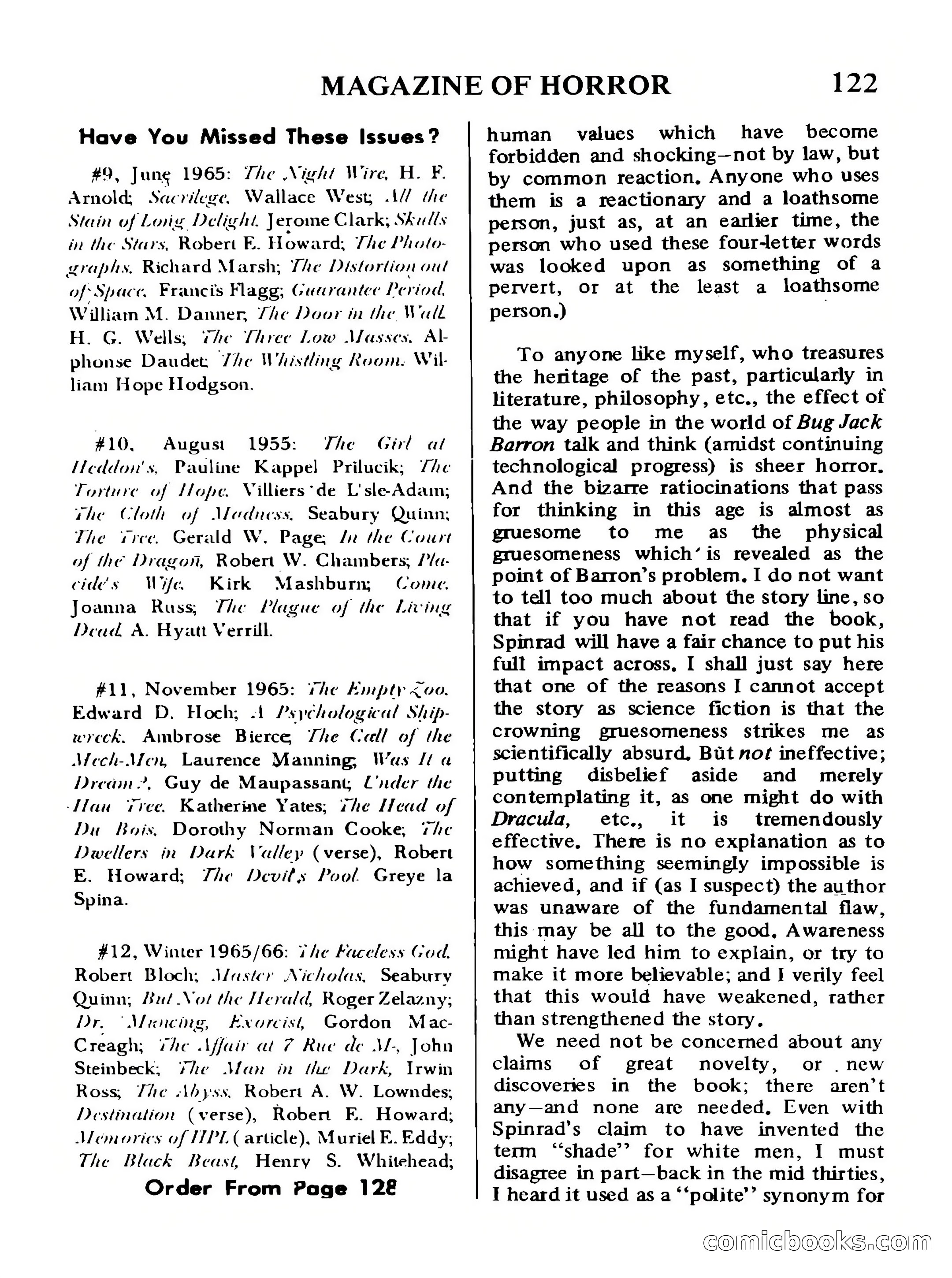 Magazine of Horror, No. 32 — page 122 of 132