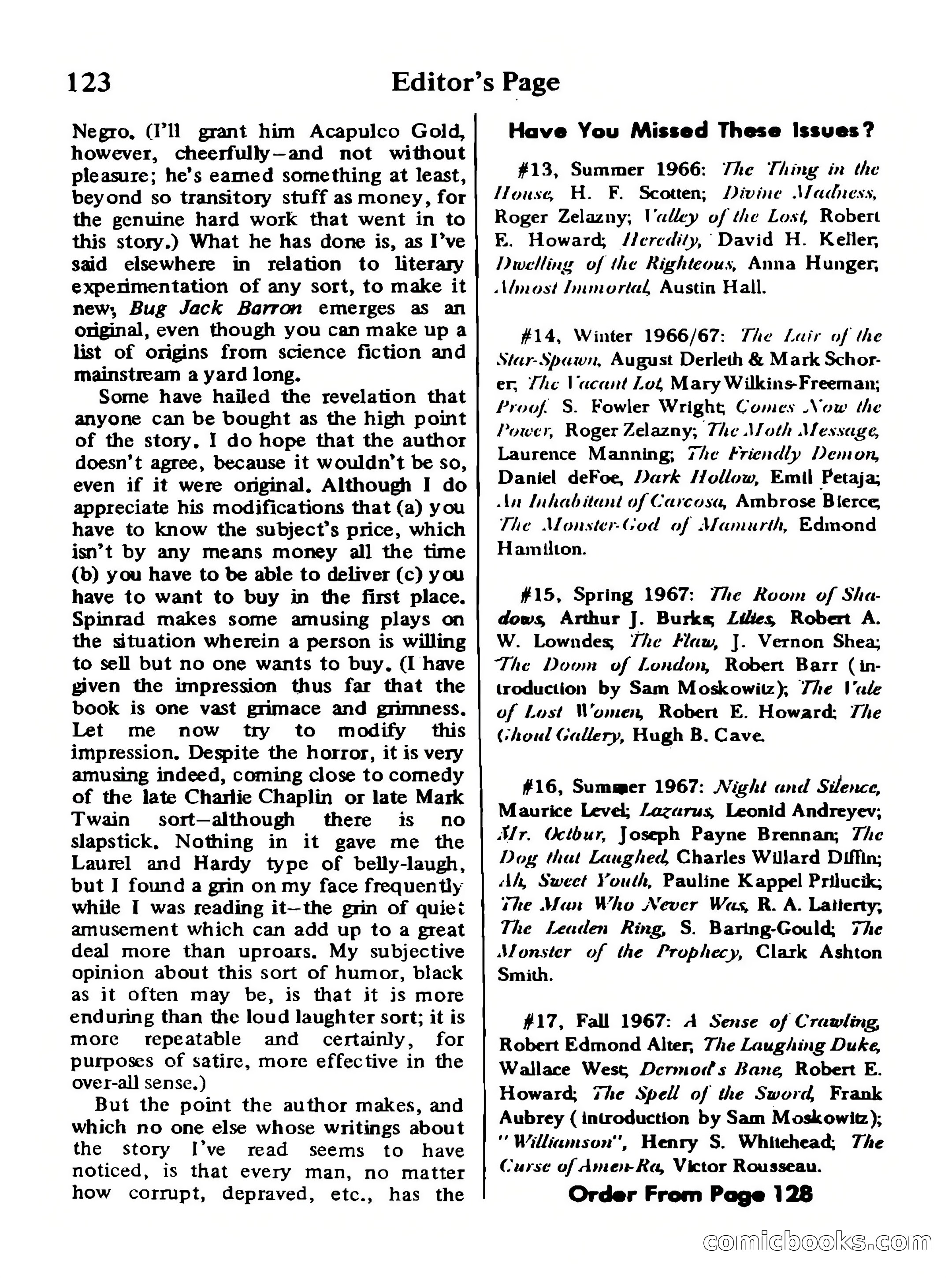 Magazine of Horror, No. 32 — page 123 of 132