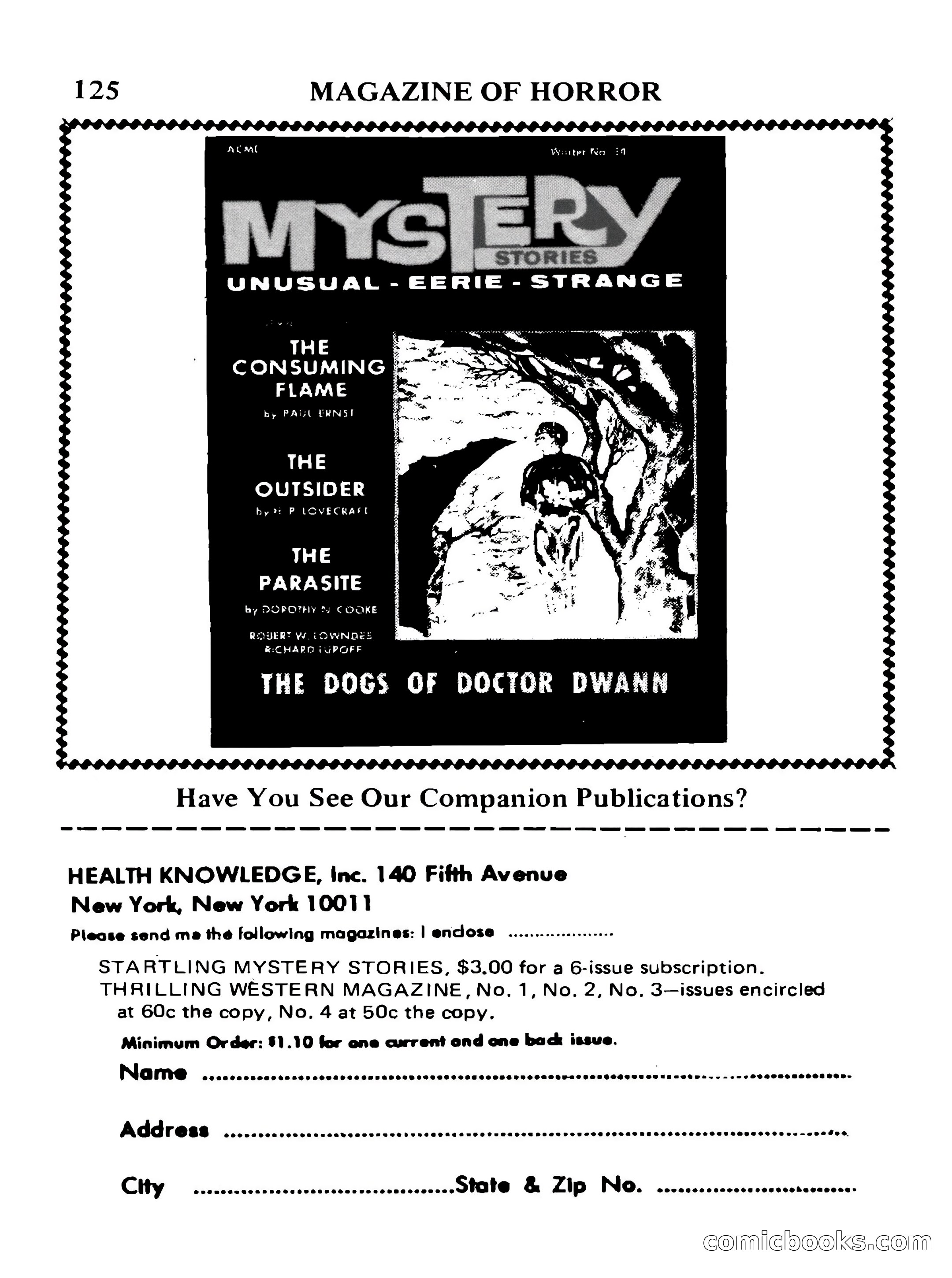 Magazine of Horror, No. 32 — page 125 of 132