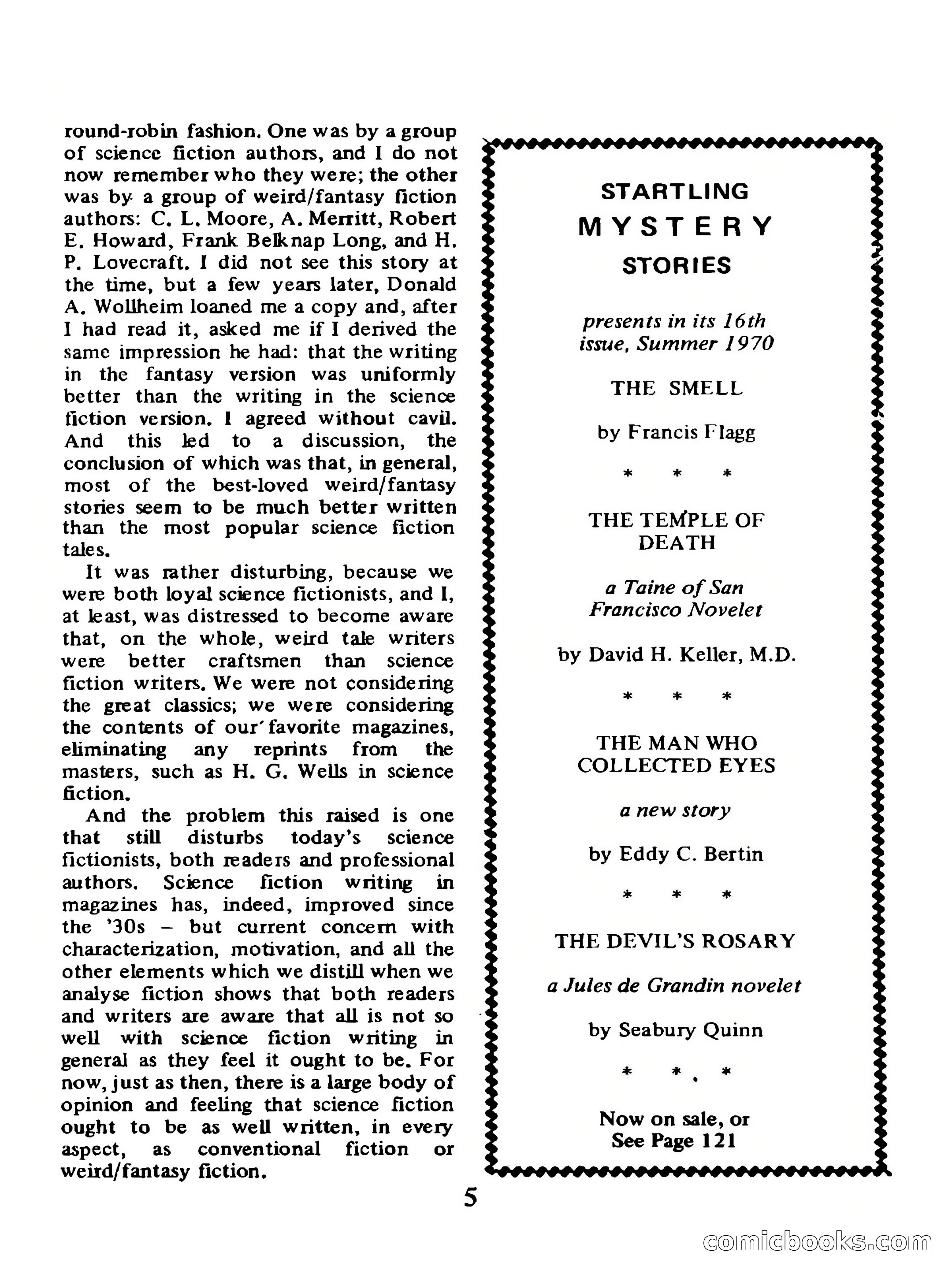 Magazine of Horror No. 33 — page 5 of 132