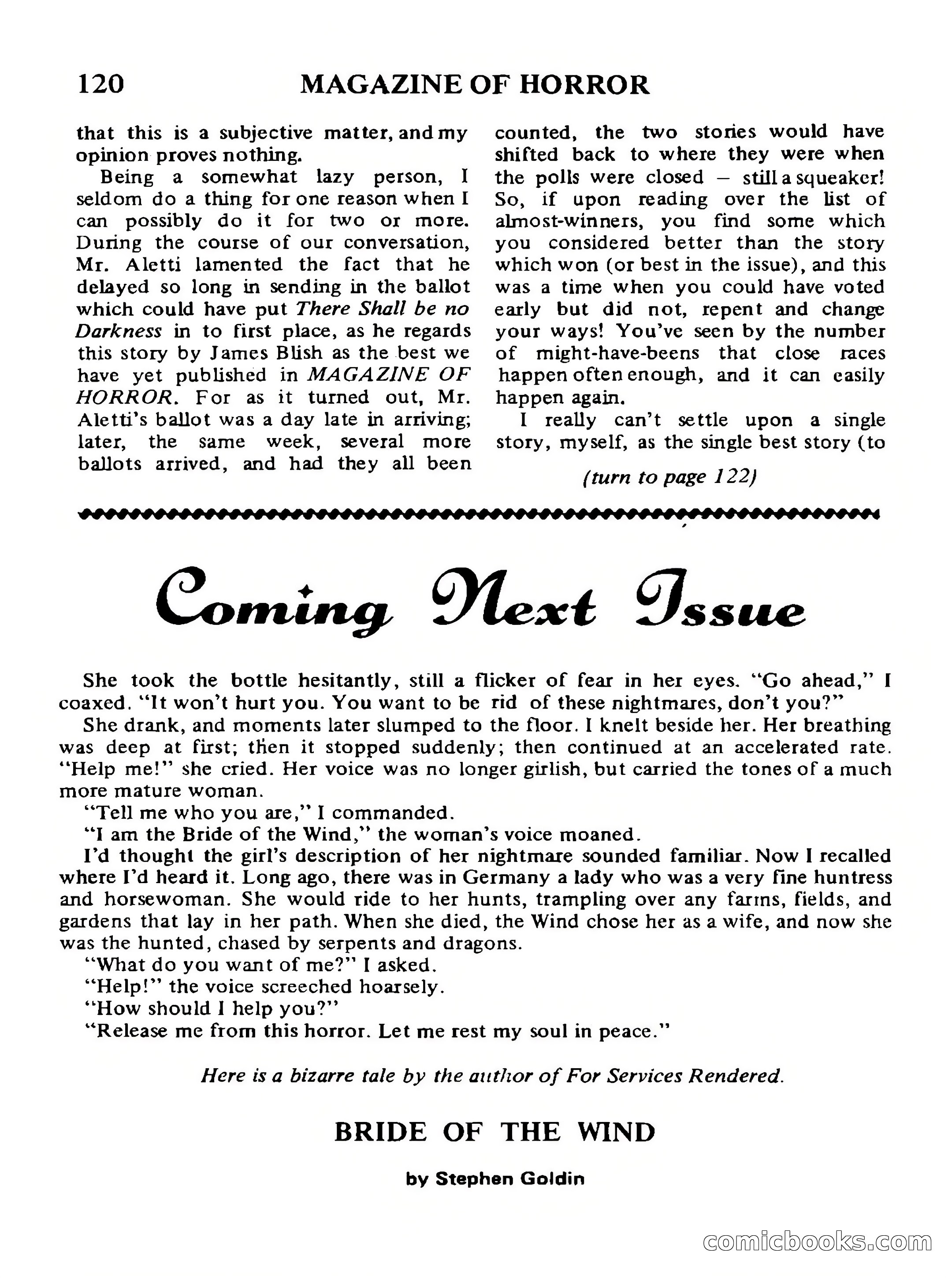 Magazine of Horror No. 33 — page 120 of 132