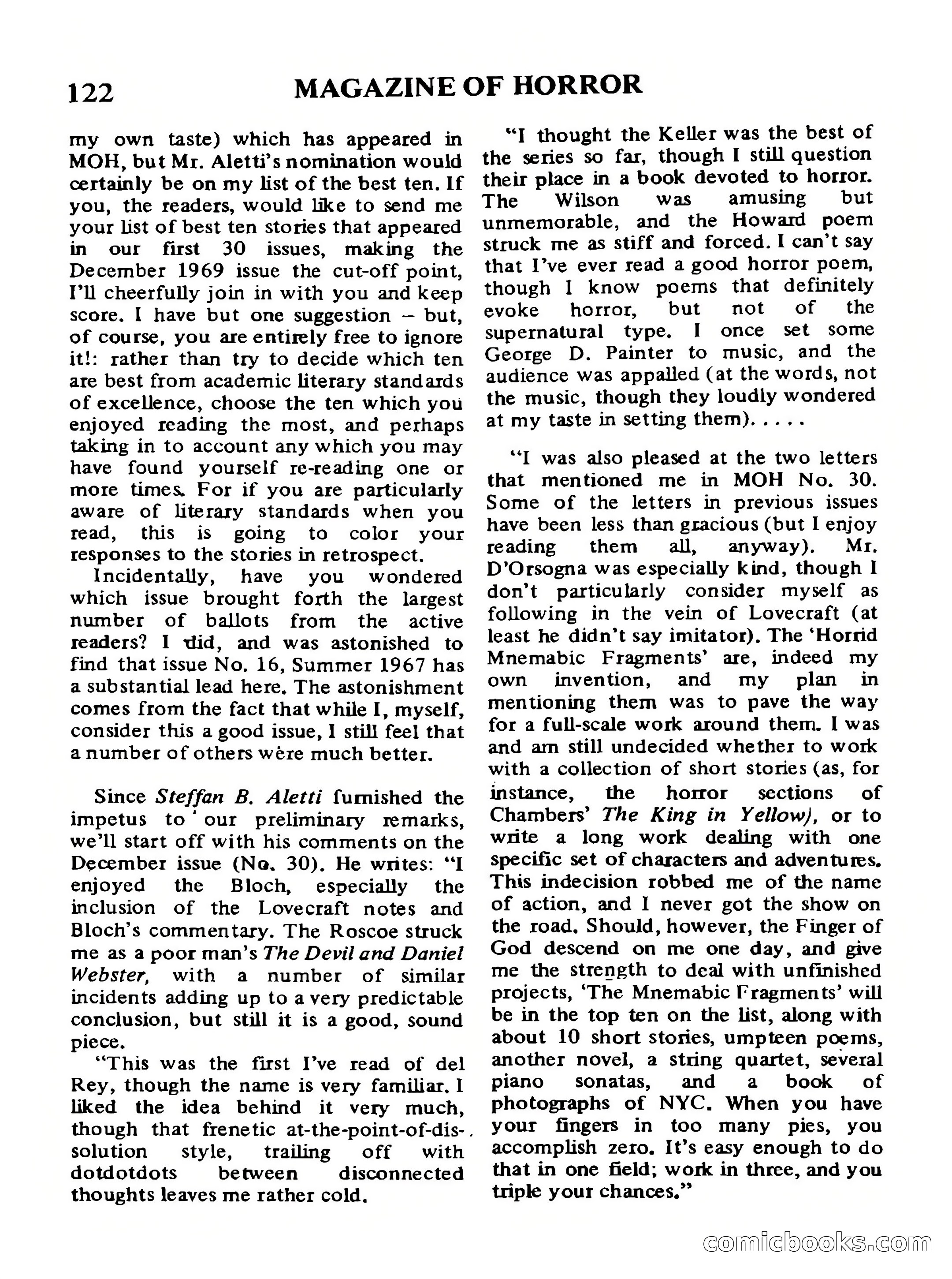 Magazine of Horror No. 33 — page 122 of 132