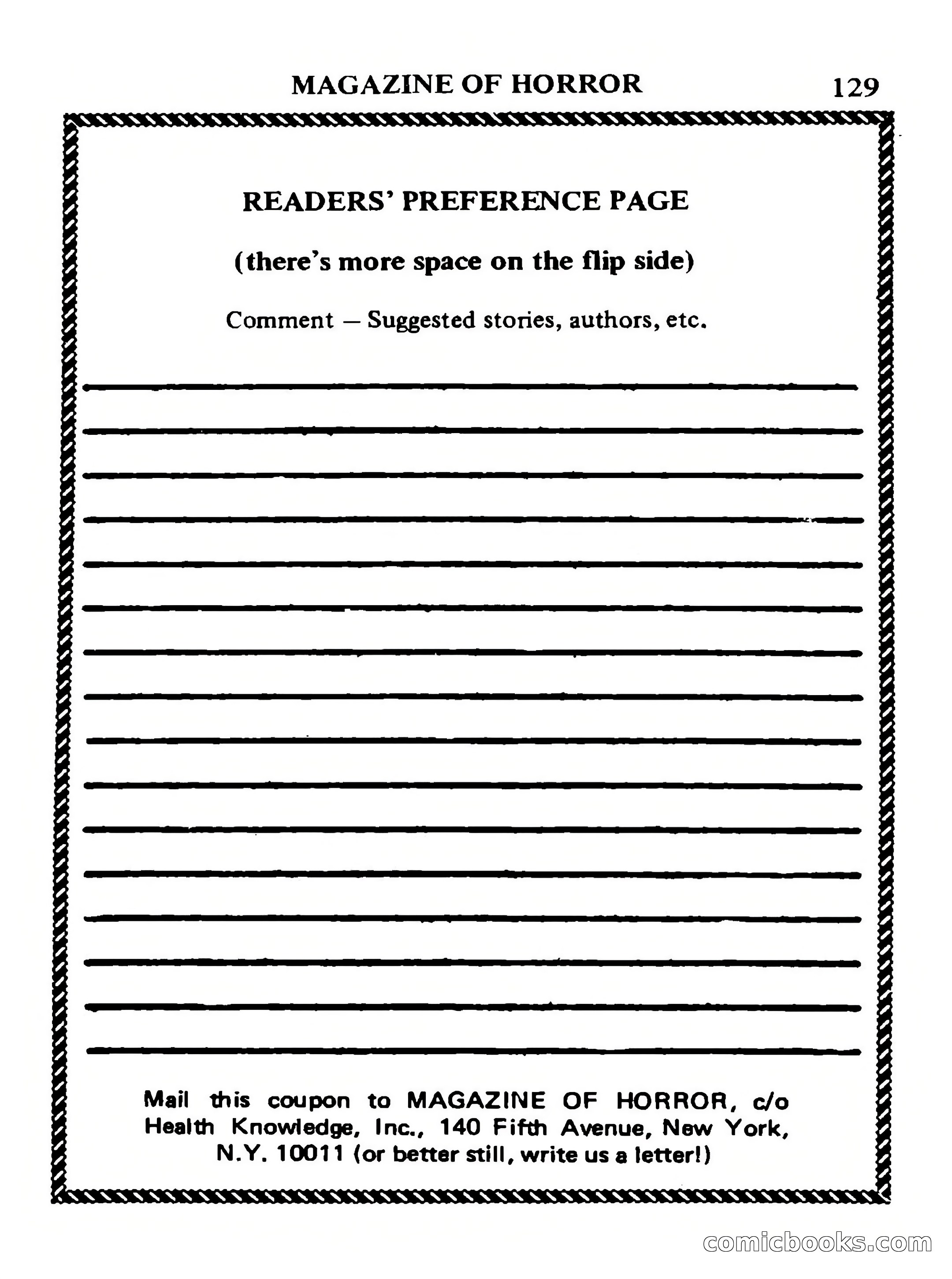 Magazine of Horror No. 33 — page 129 of 132