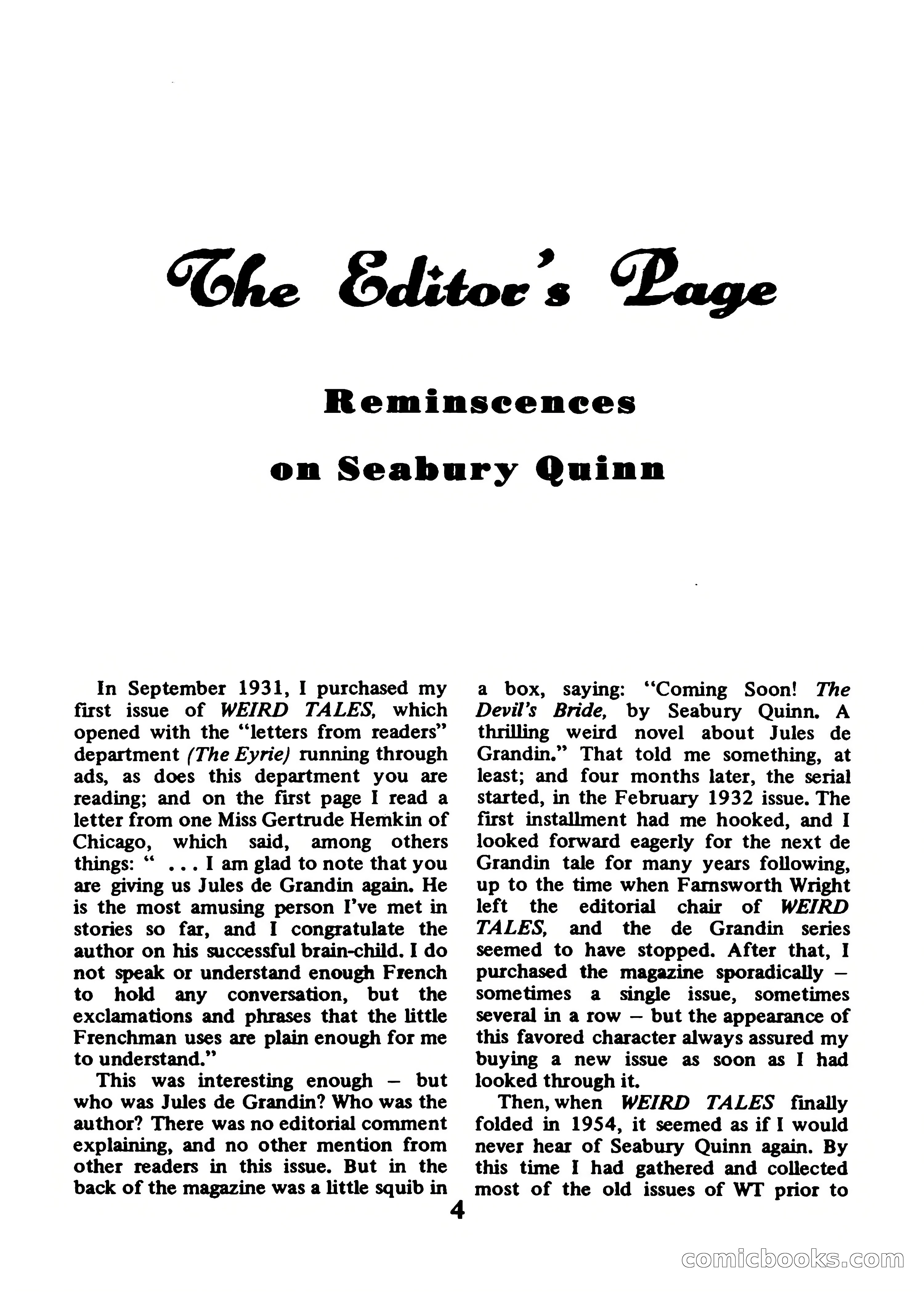 Magazine of Horror #34 — page 4 of 132
