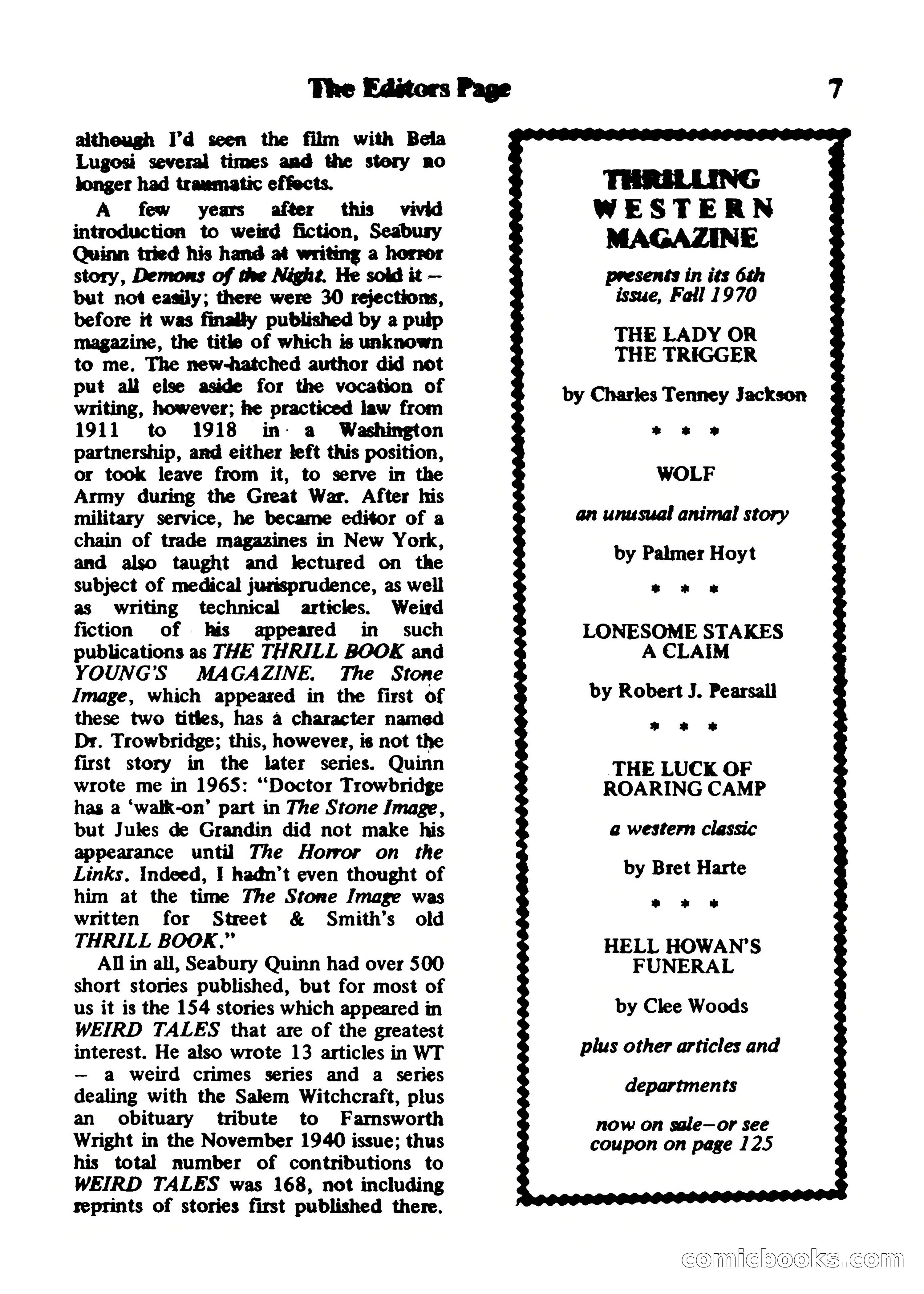 Magazine of Horror #34 — page 7 of 132