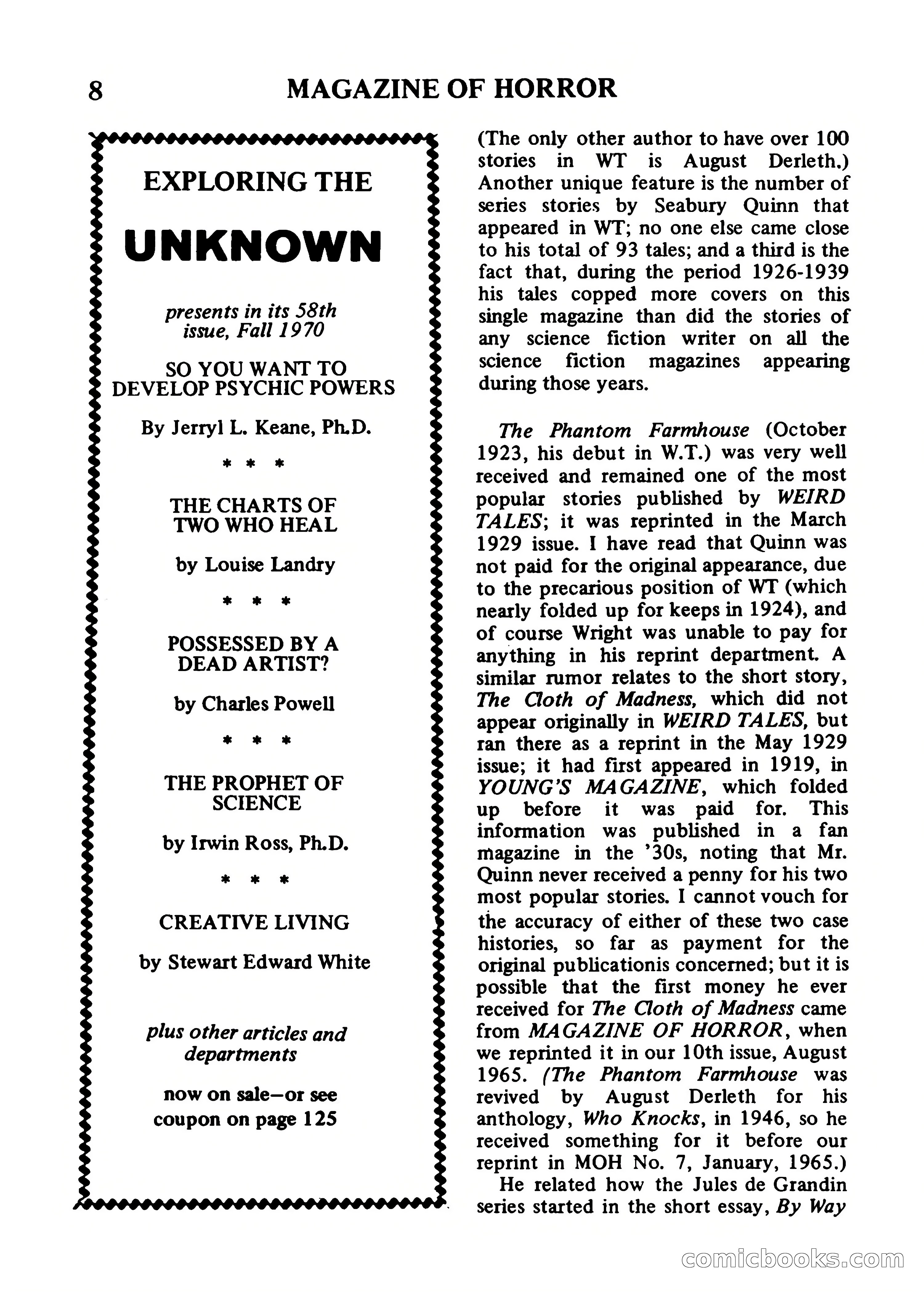 Magazine of Horror #34 — page 8 of 132