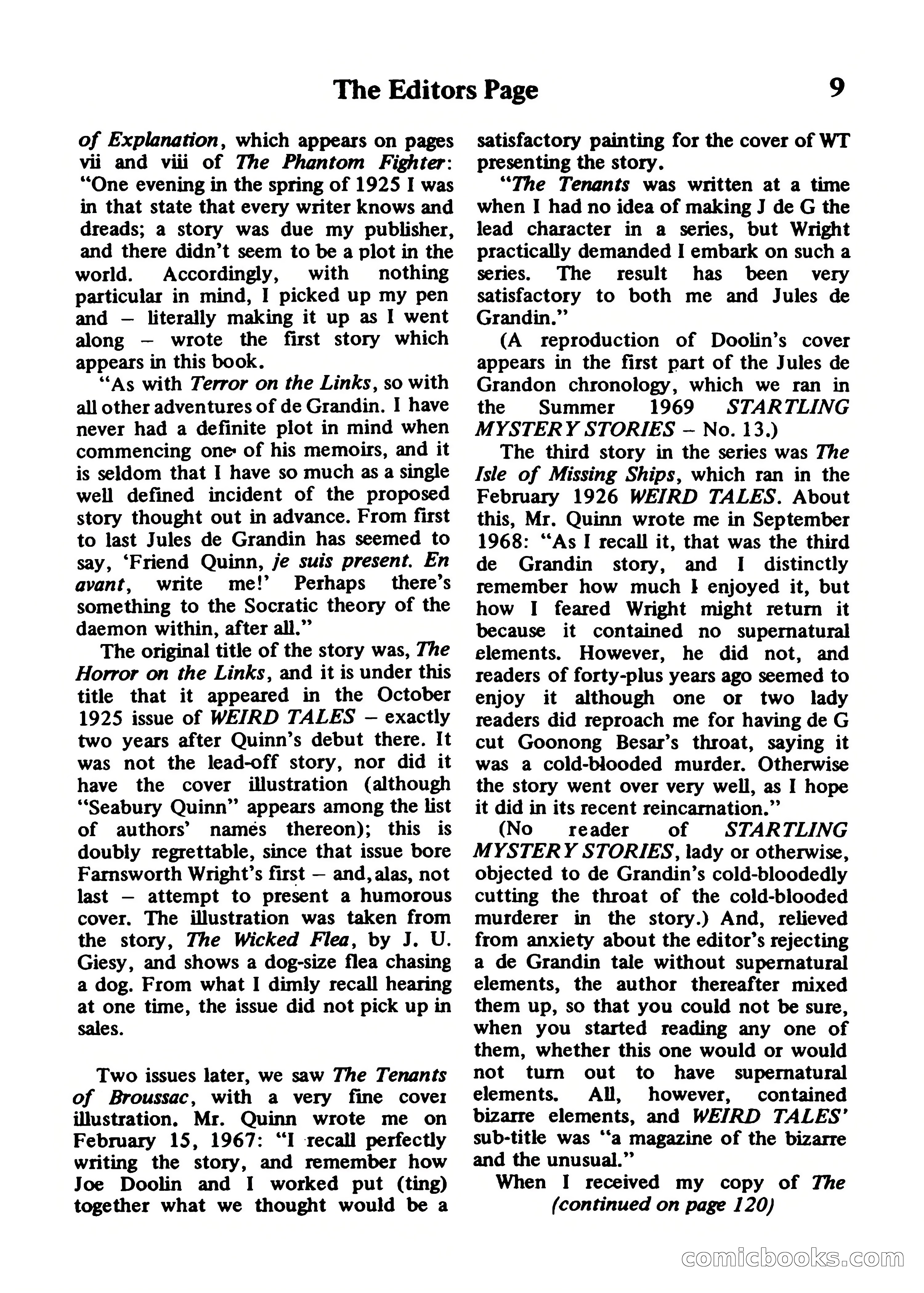 Magazine of Horror #34 — page 9 of 132
