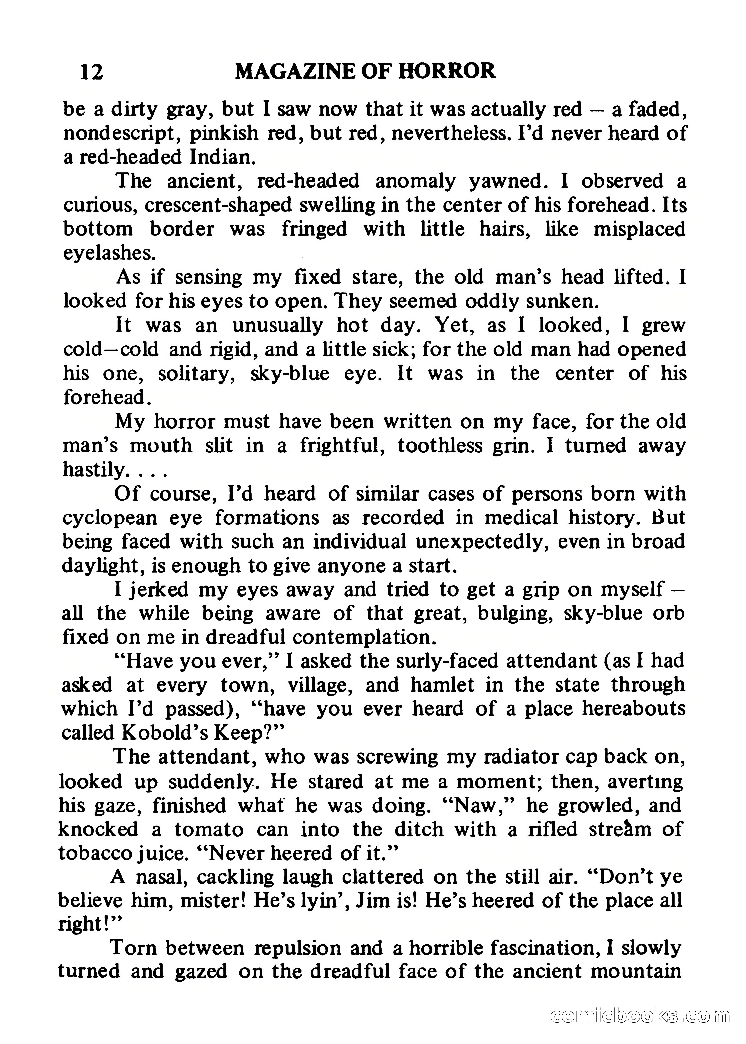 Magazine of Horror #34 — page 12 of 132