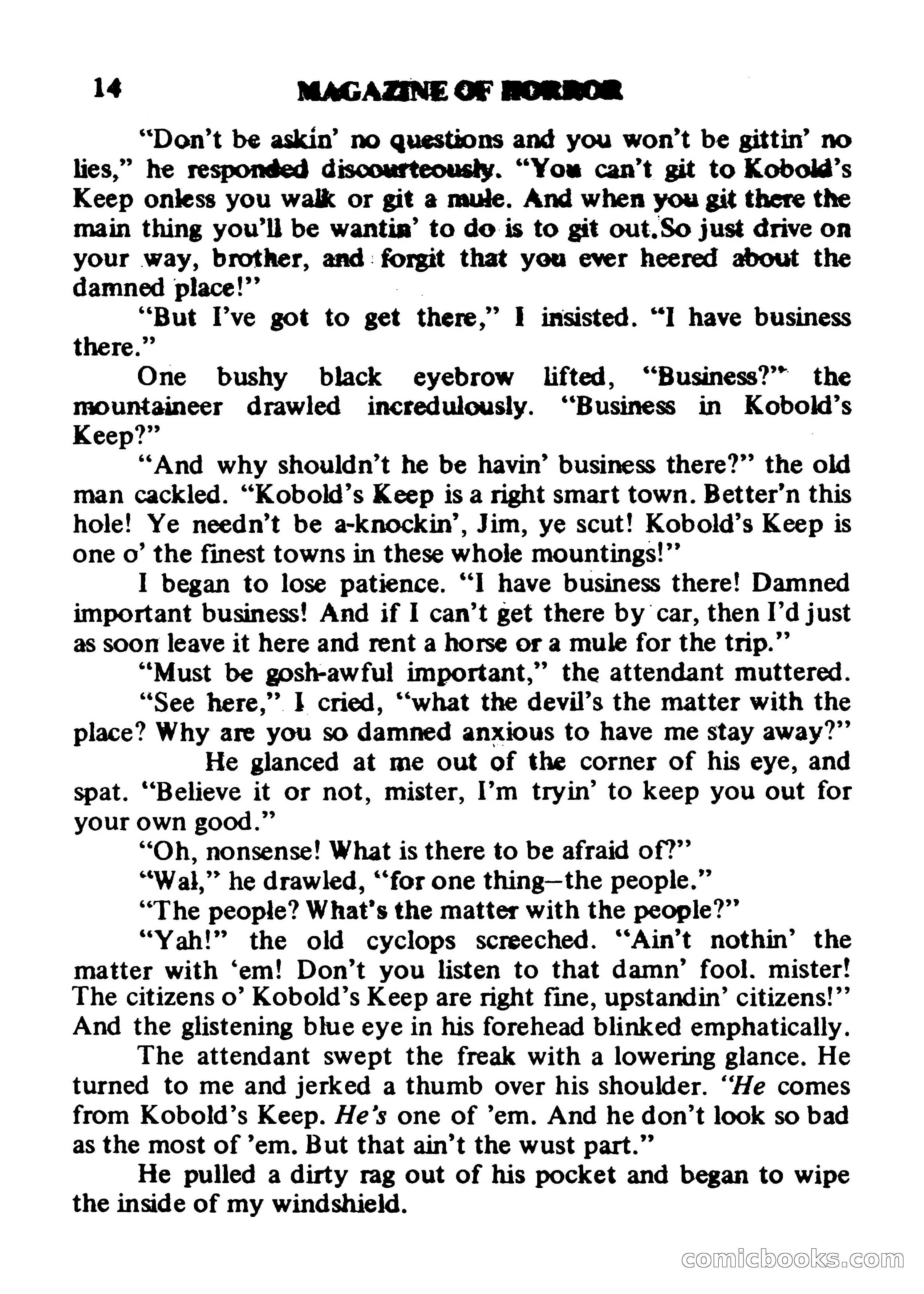 Magazine of Horror #34 — page 14 of 132