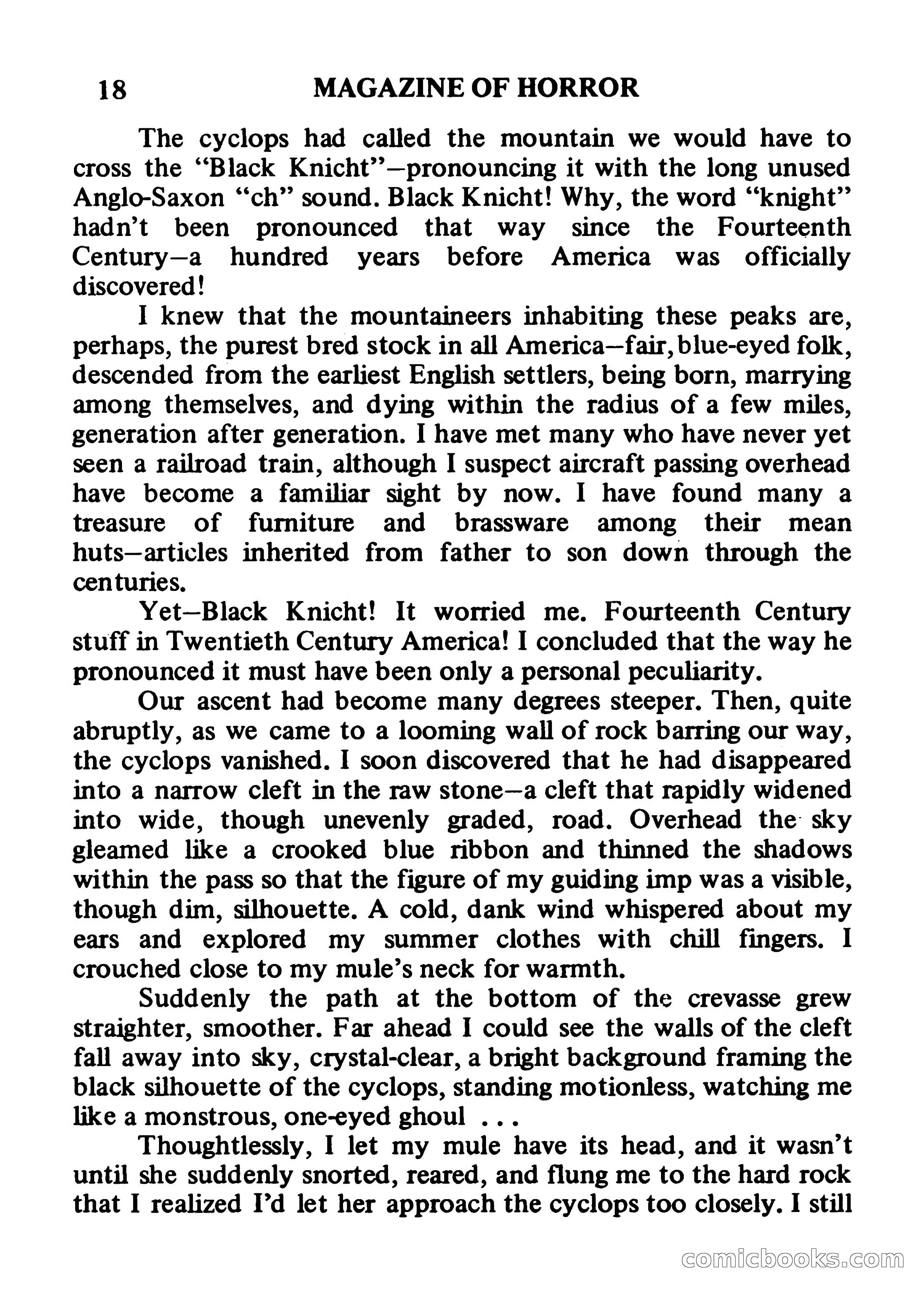 Magazine of Horror #34 — page 18 of 132