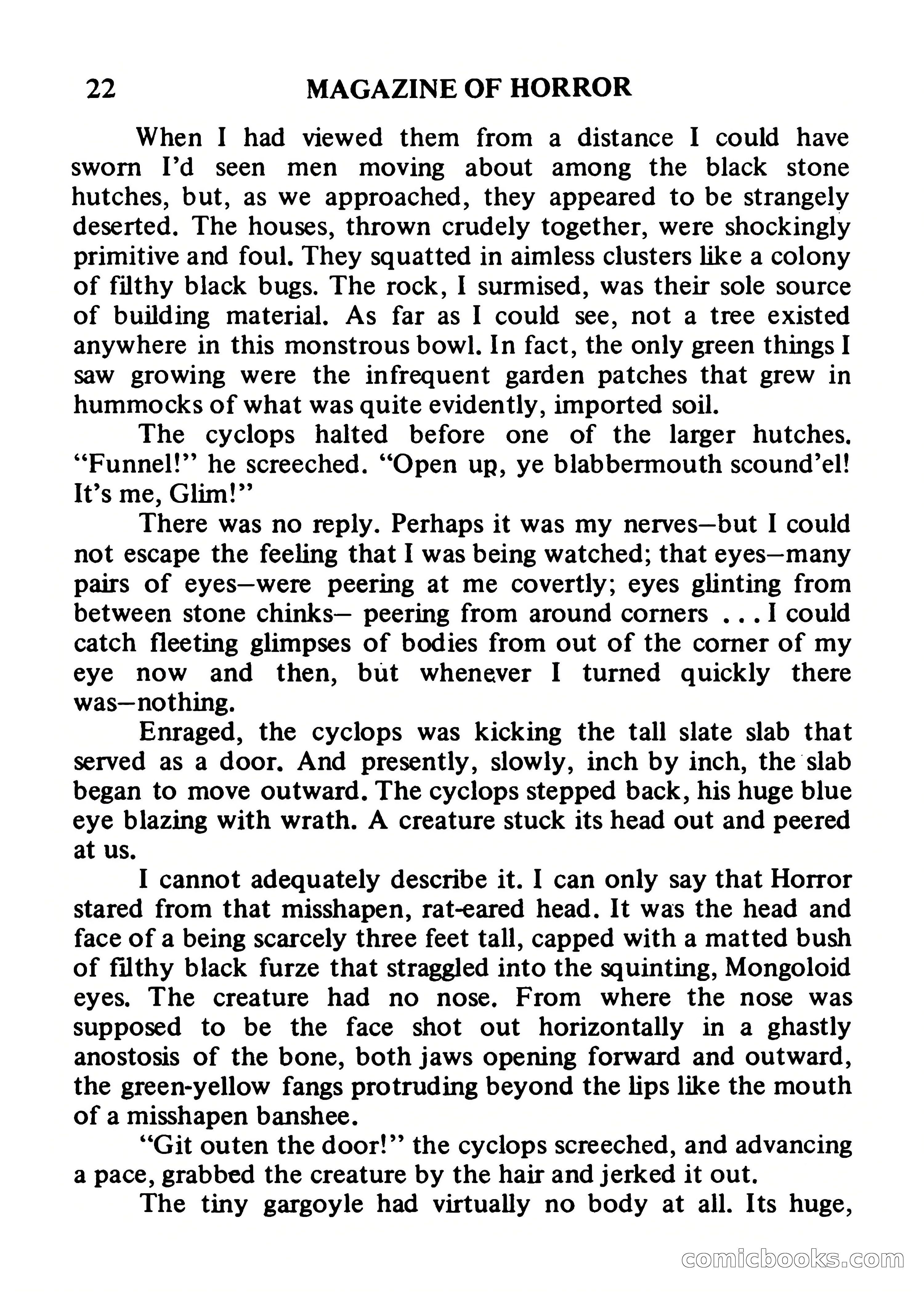 Magazine of Horror #34 — page 22 of 132