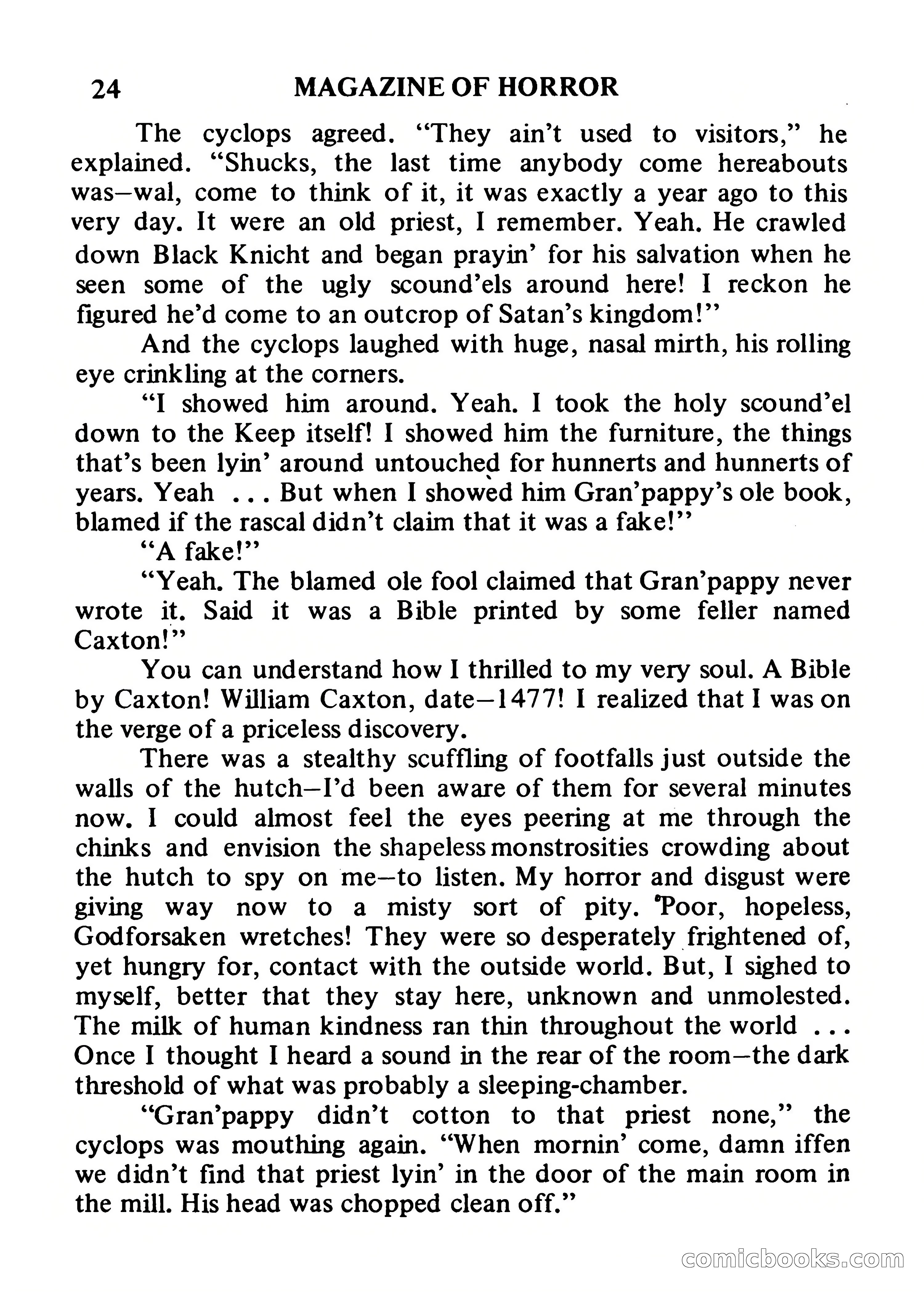 Magazine of Horror #34 — page 24 of 132