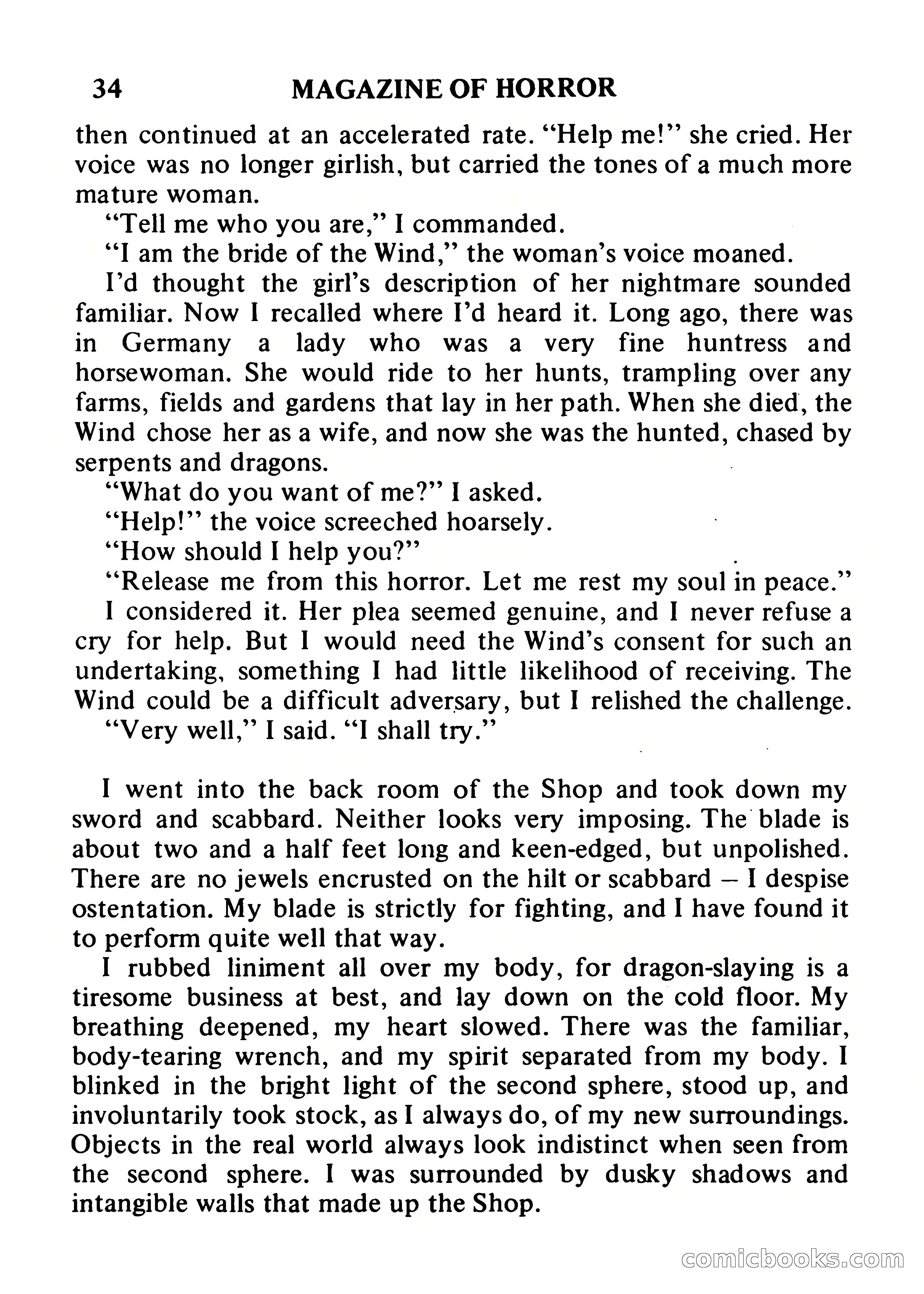 Magazine of Horror #34 — page 34 of 132